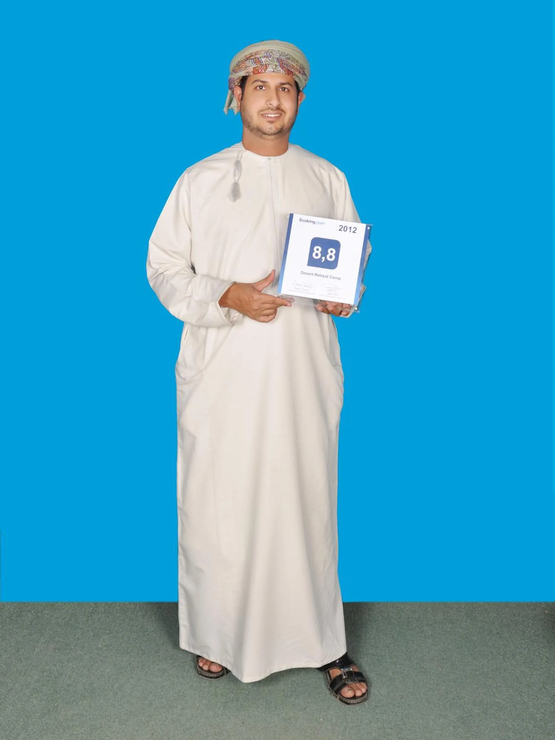 Staff in Desert Retreat Camp