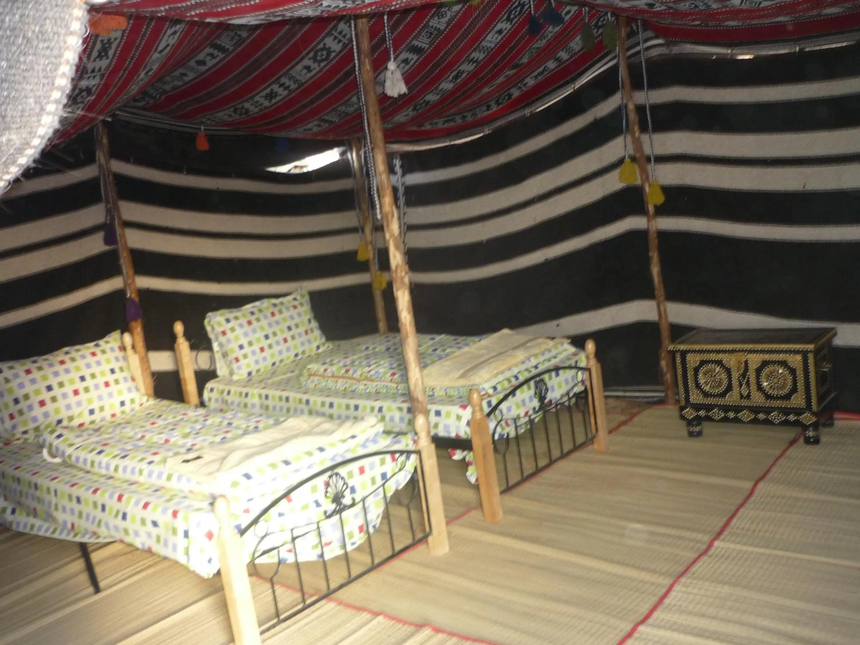 Bed in Desert Retreat Camp