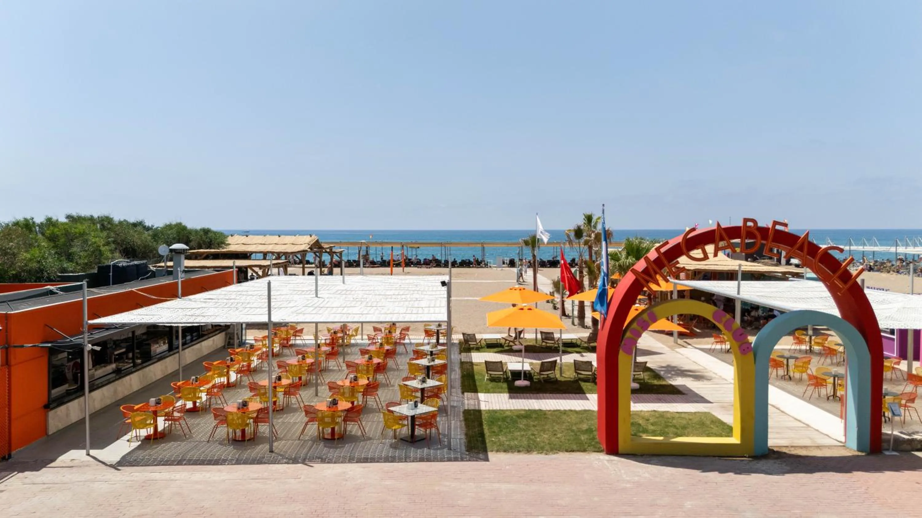 Beach in Megasaray Resort Side