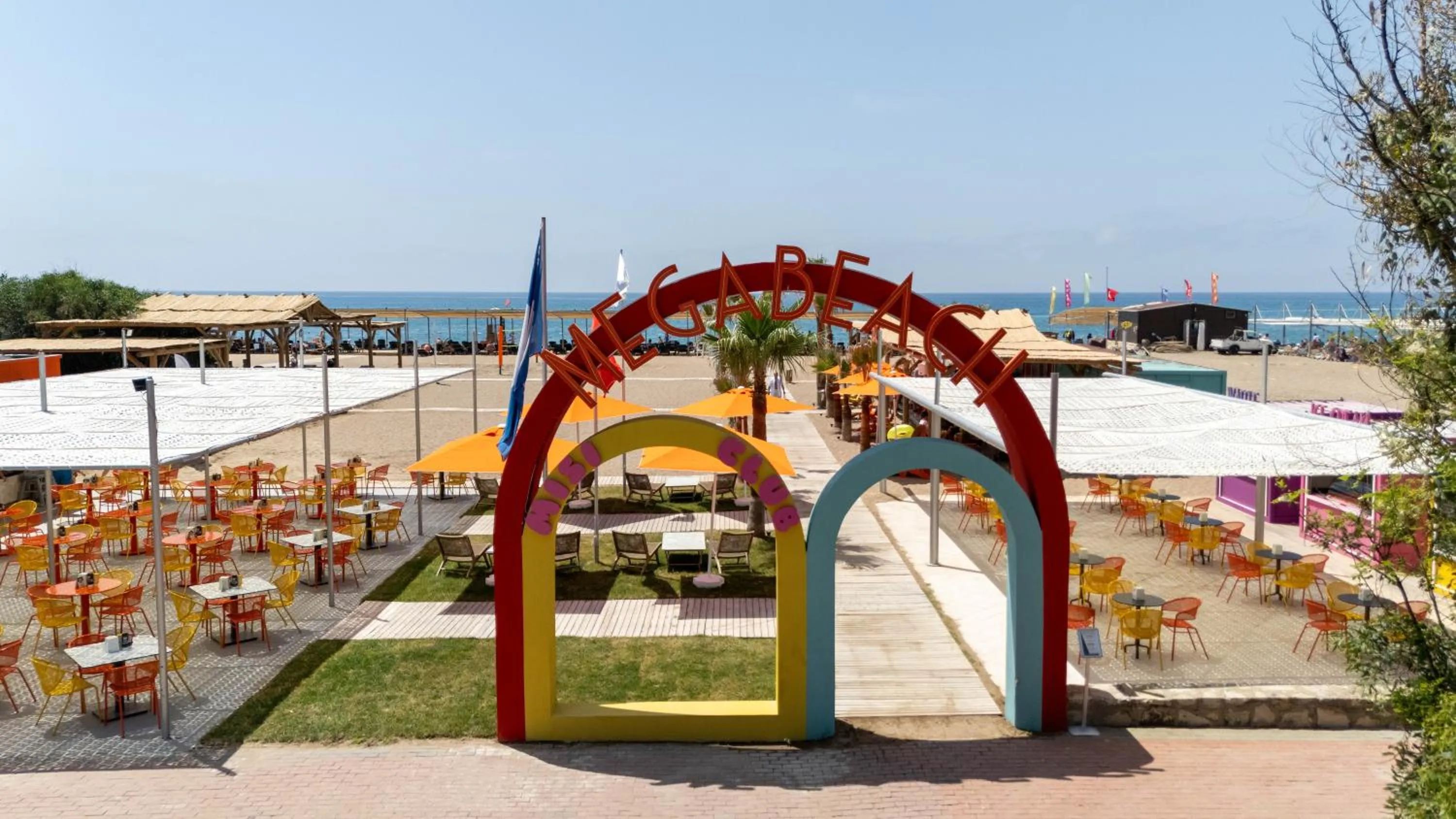 Beach in Megasaray Resort Side