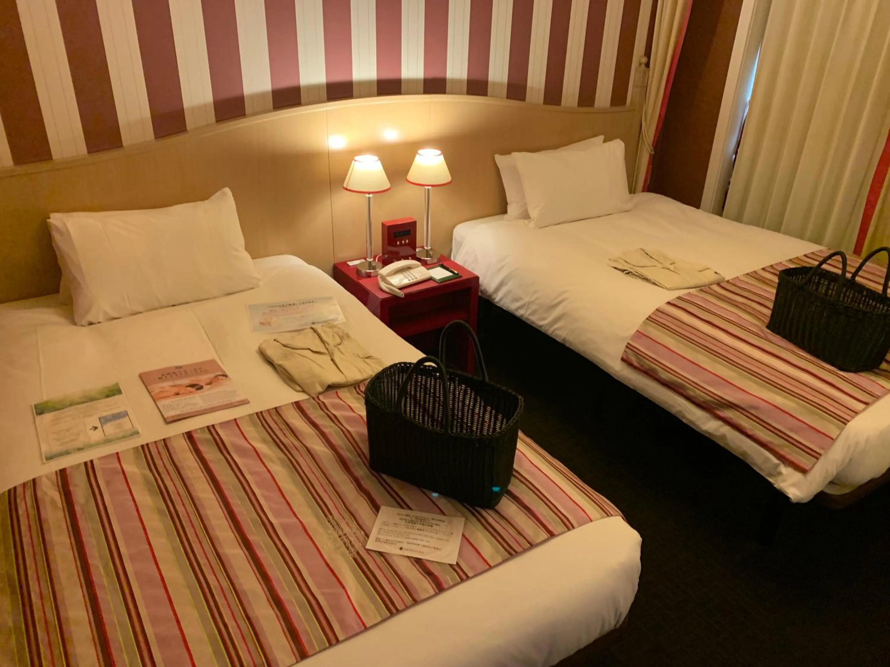 Bed in Hotel Monterey Kyoto