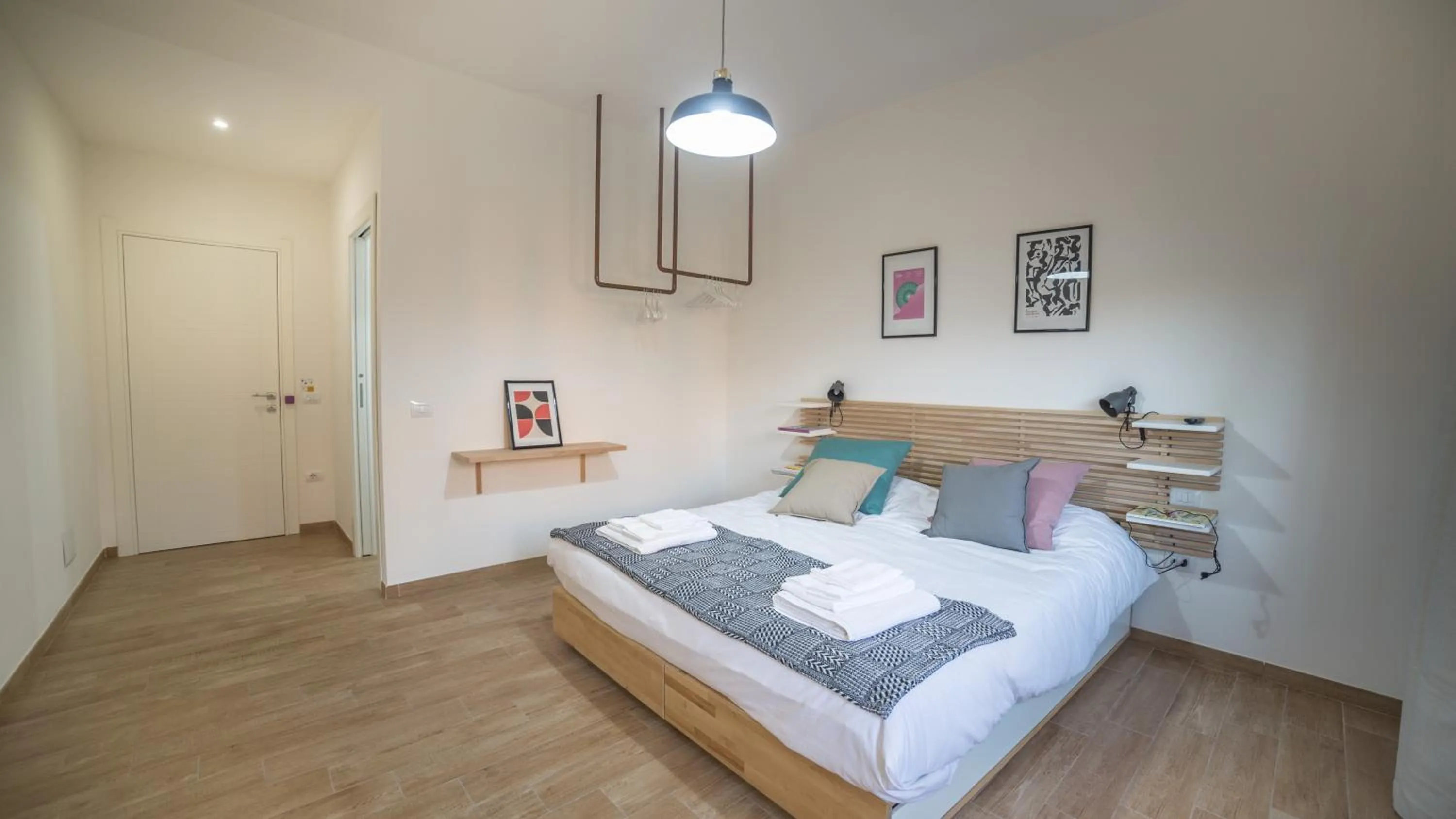 Bed in Cramu Bed&Breakfast