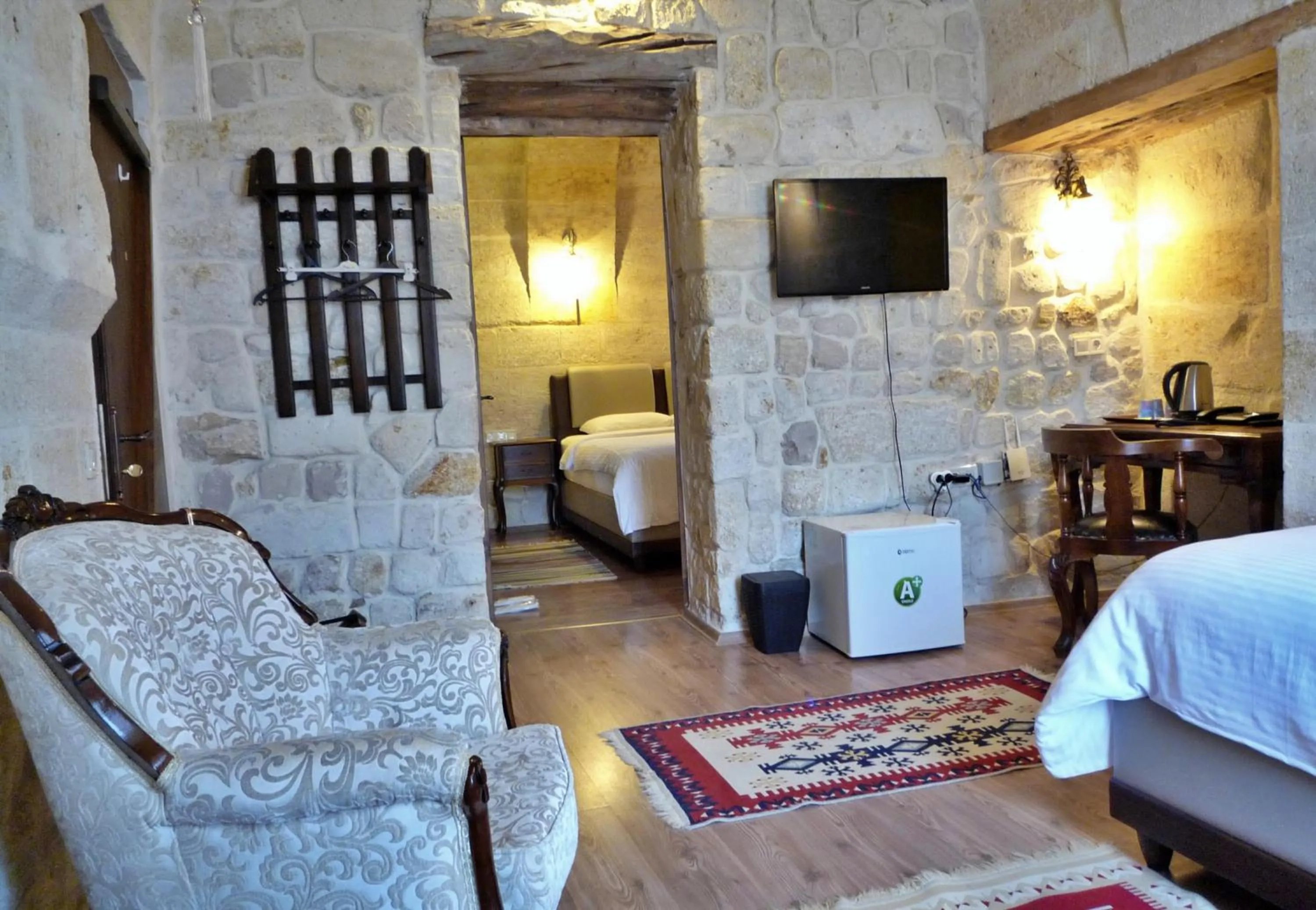 Bedroom, Bed in Cave Konak Hotel - Special Category