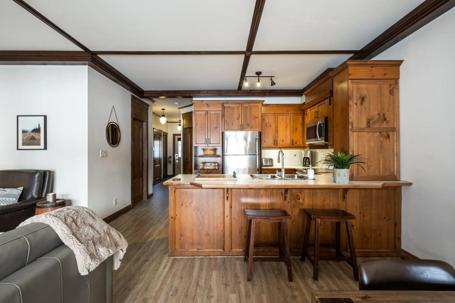 Kitchen or kitchenette in Le Sous-Bois (Les Manoirs) Mont-Tremblant