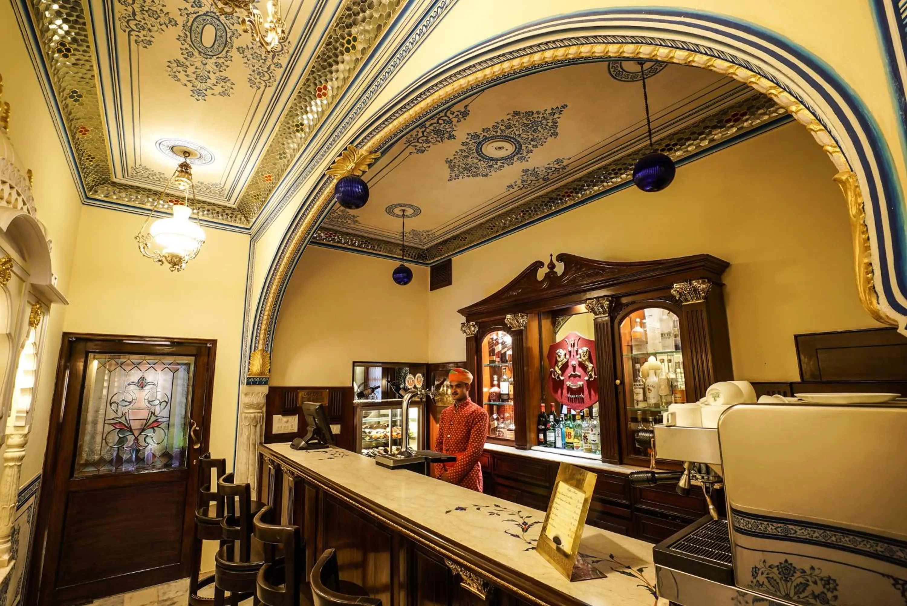 Lounge or bar in Shahpura House