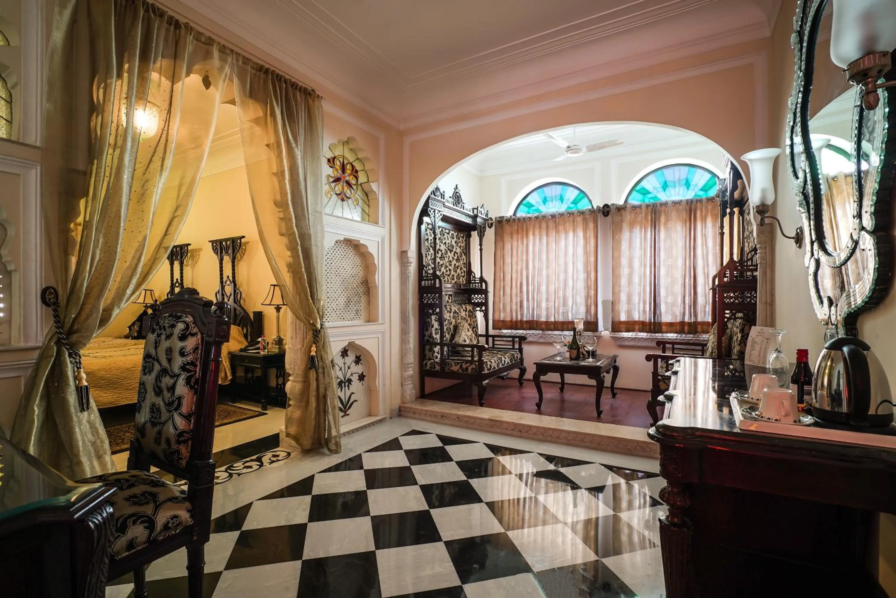 Seating area in Shahpura House