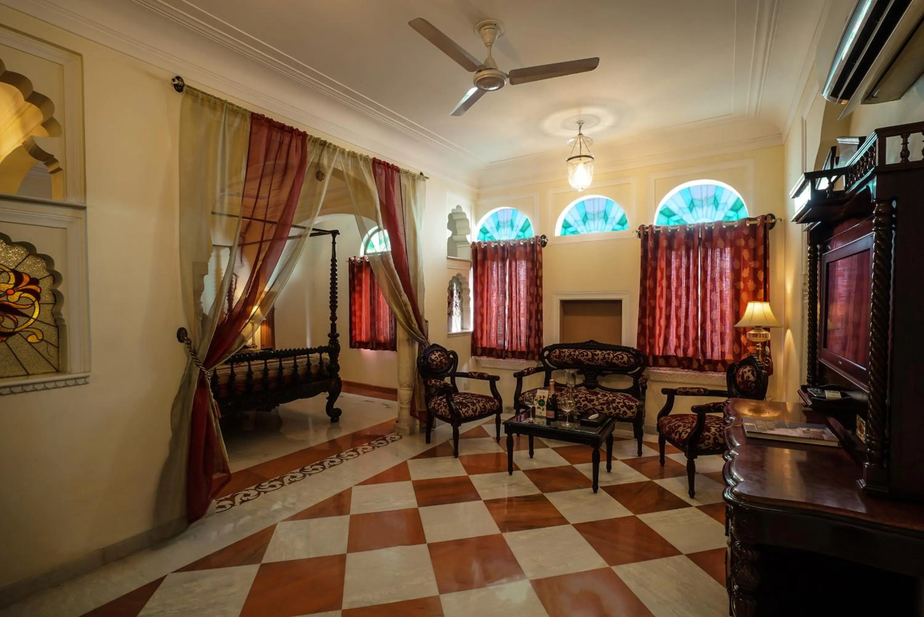 Seating area in Shahpura House