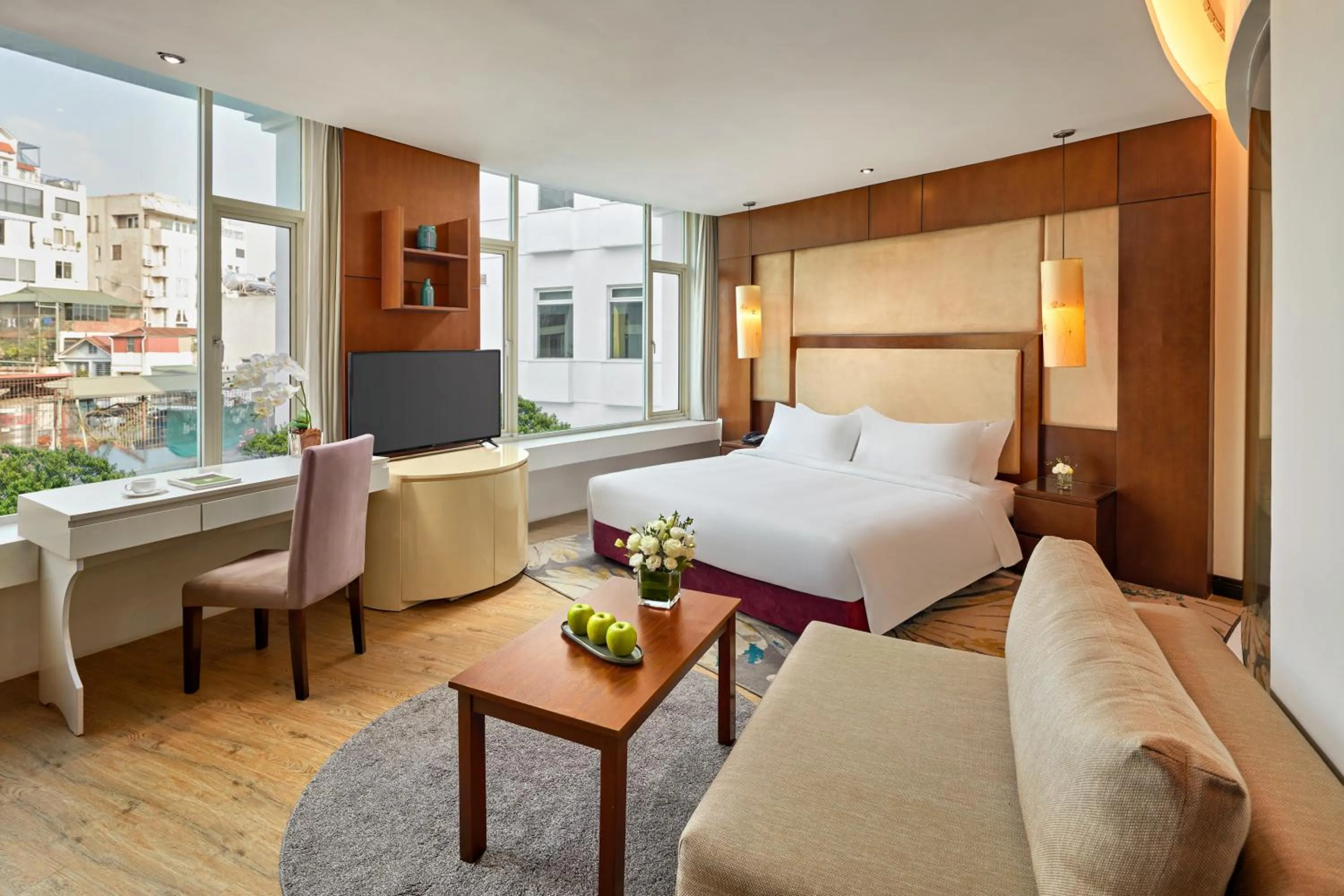 Bed in The Hanoi Club Hotel & Residences