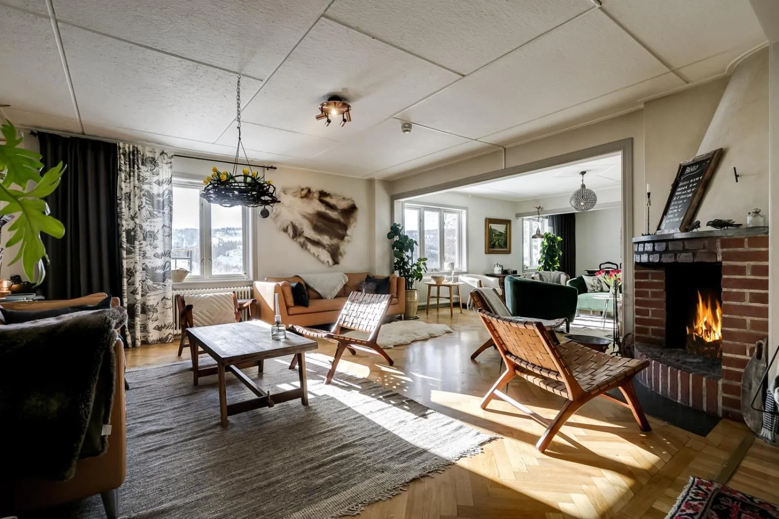 Property building in Millestgården Eco lodge