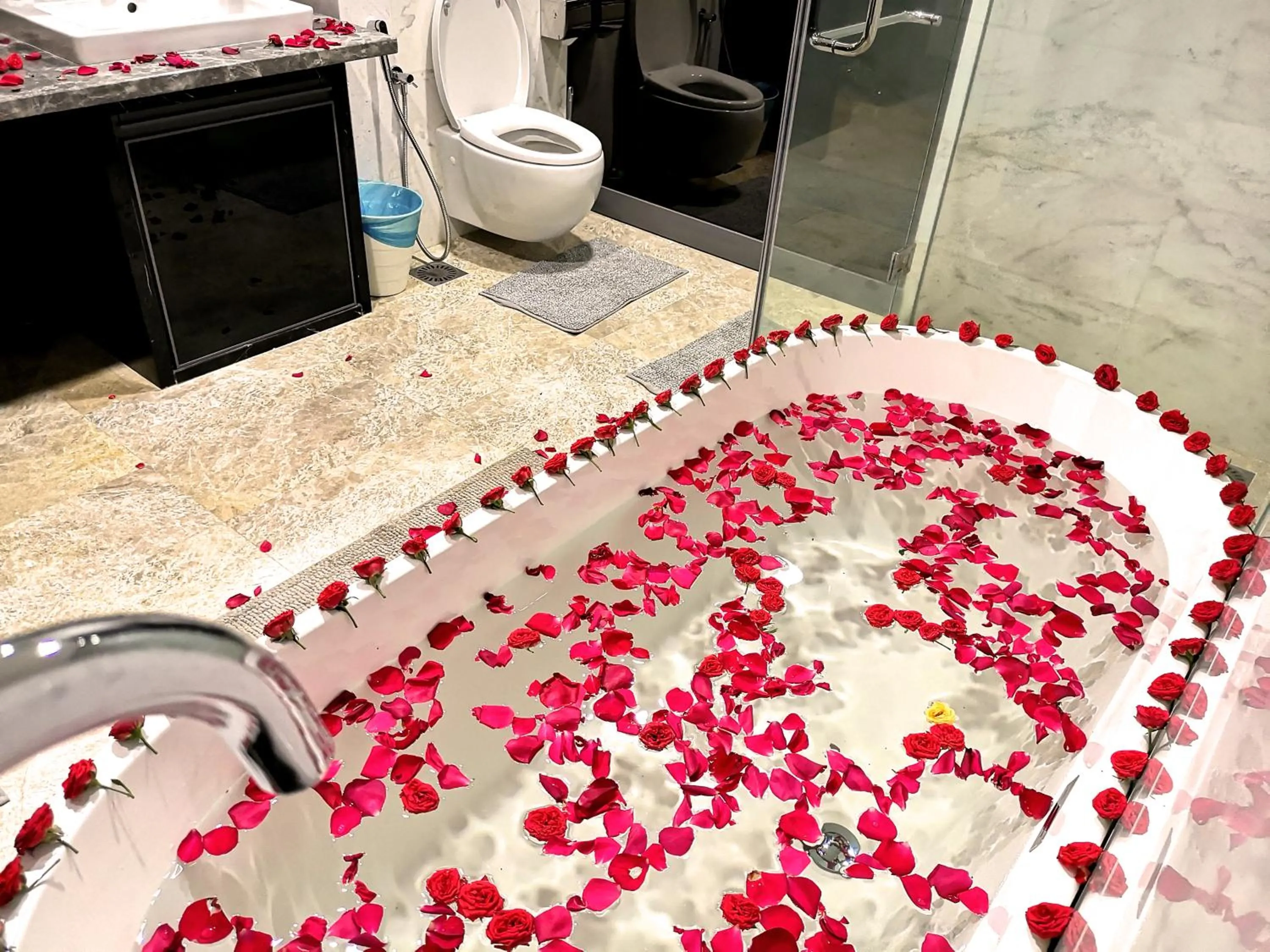 Bathroom in Saba Suites at Platinum KLCC Bukit Bintang Kuala Lumpur