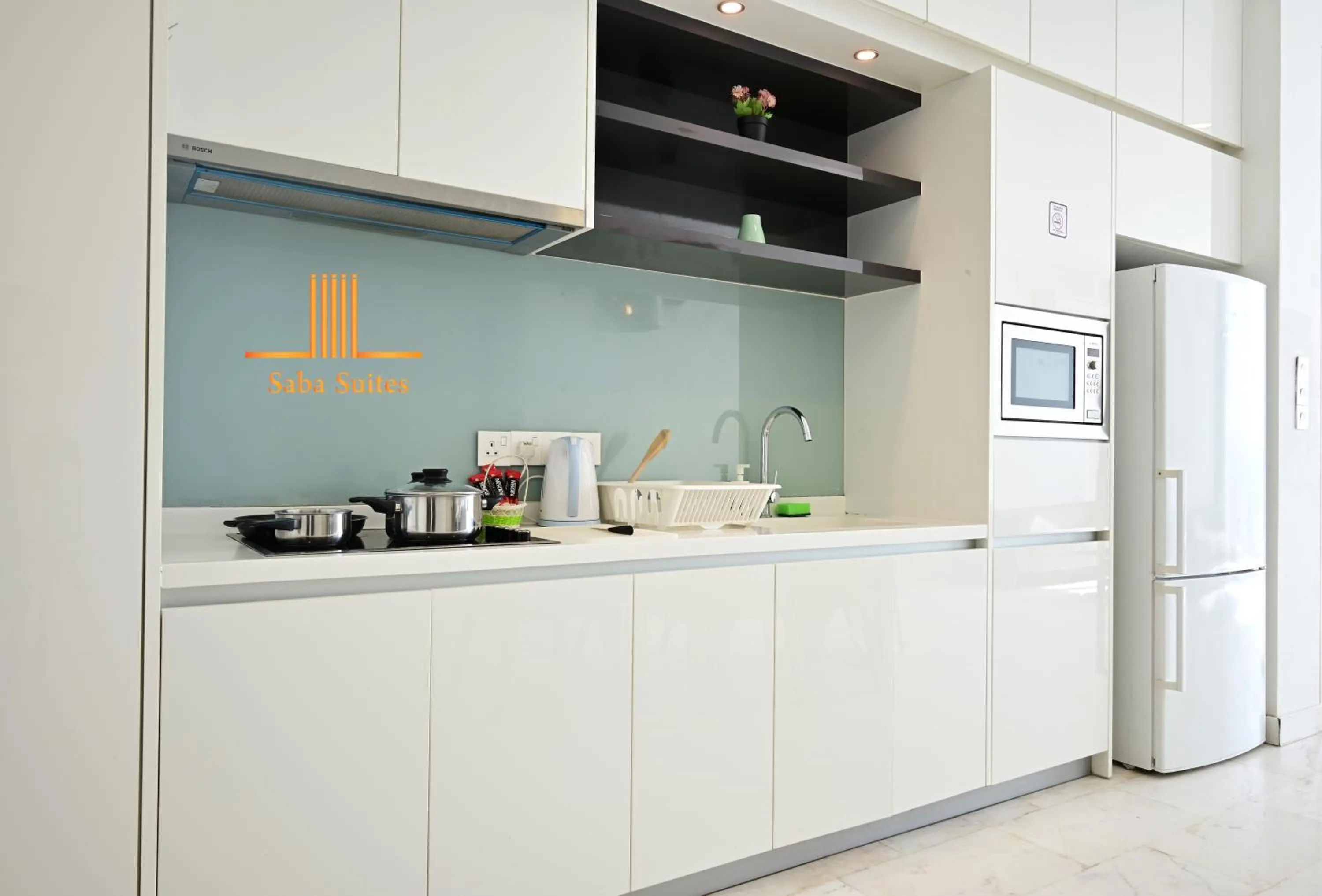 kitchen, Kitchen/Kitchenette in Saba Suites at Platinum KLCC Bukit Bintang Kuala Lumpur