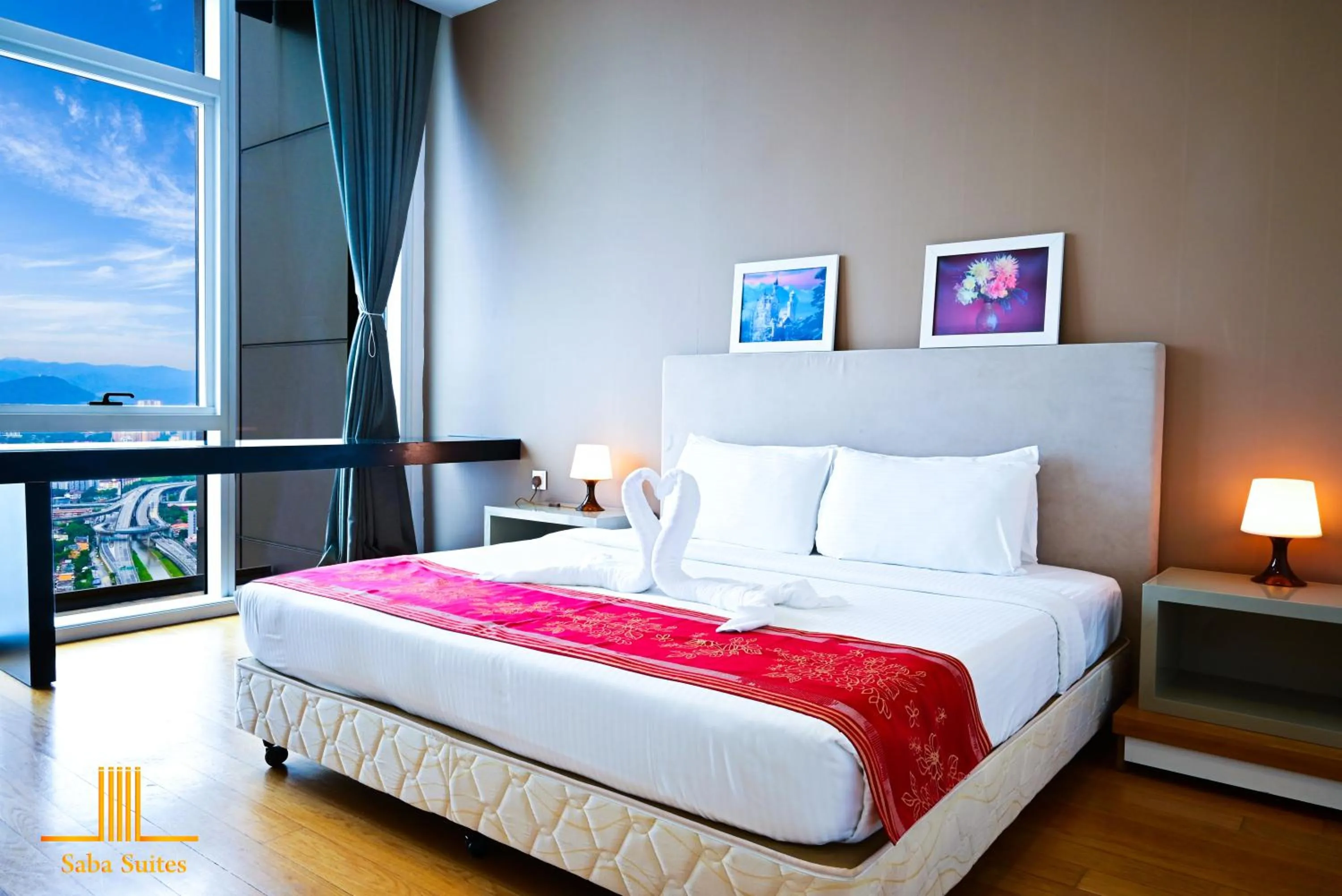 Bed in Saba Suites at Platinum KLCC Bukit Bintang Kuala Lumpur