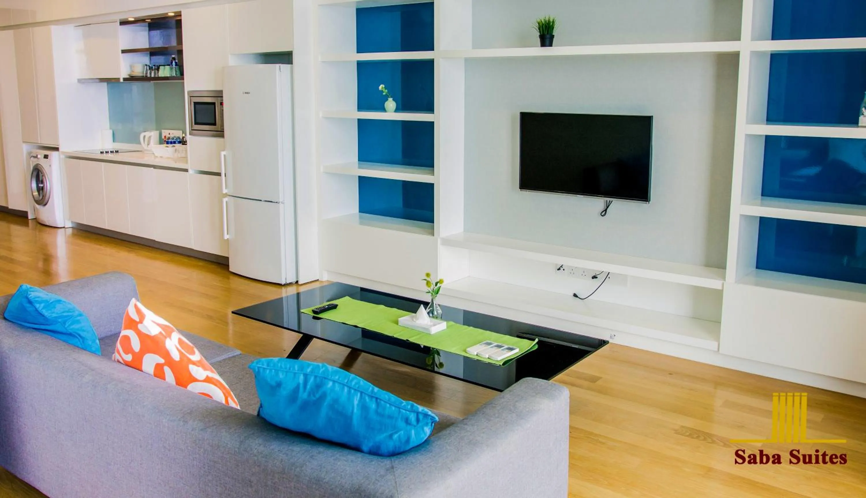 Living room, TV/Entertainment Center in Saba Suites at Platinum KLCC Bukit Bintang Kuala Lumpur