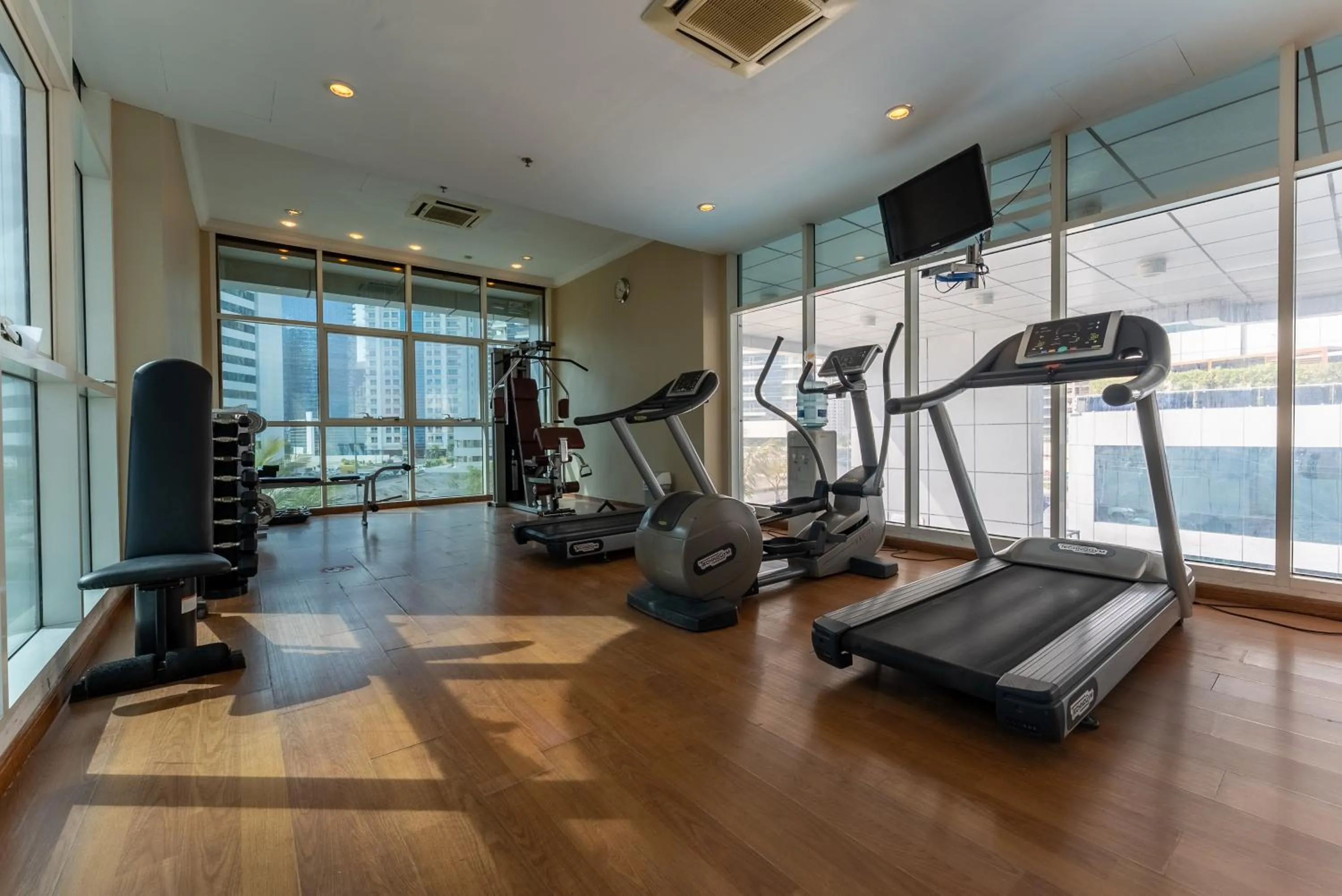 Fitness centre/facilities in Gulf Oasis Hotel Apartments Fz LLC