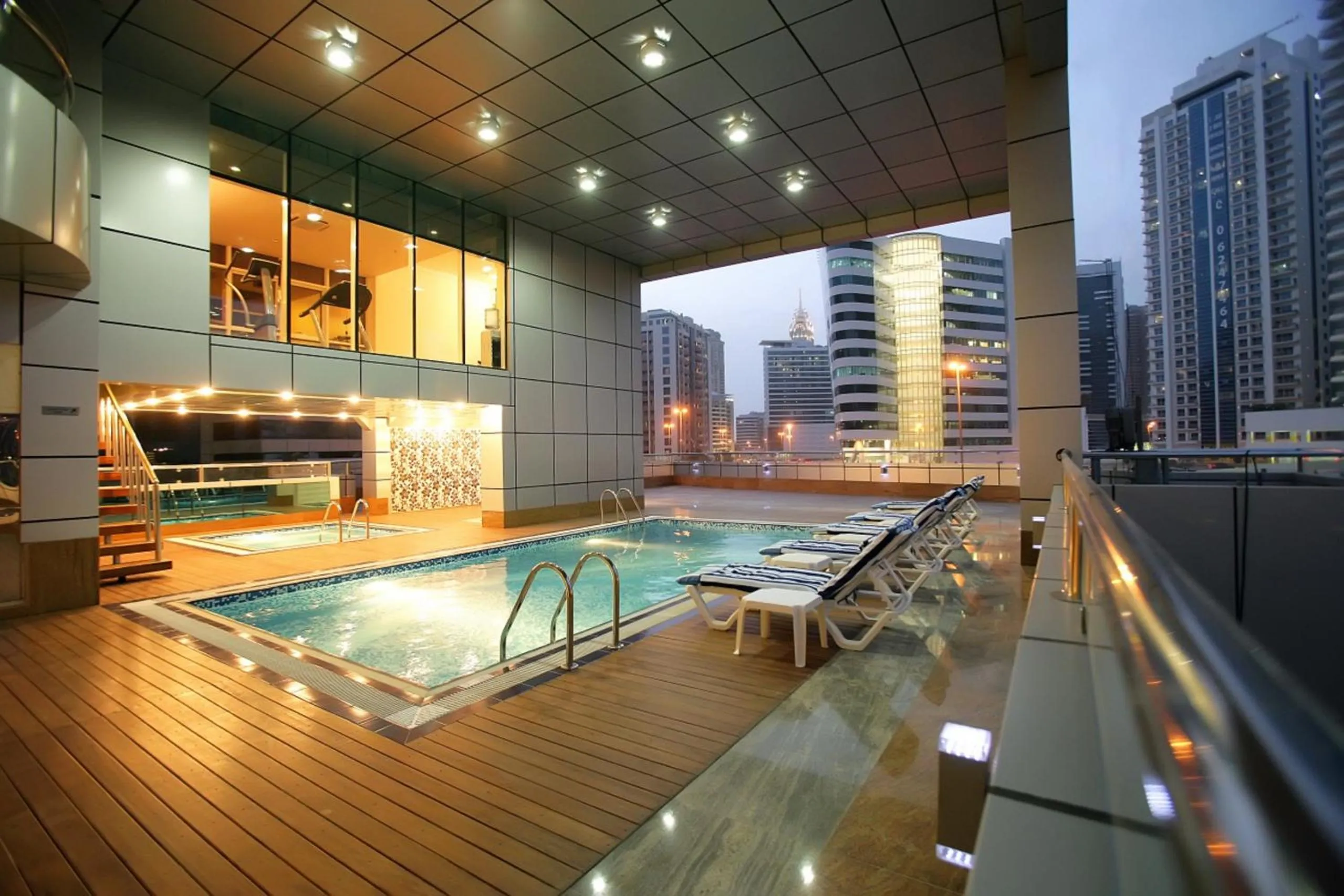 Swimming pool in Gulf Oasis Hotel Apartments Fz LLC