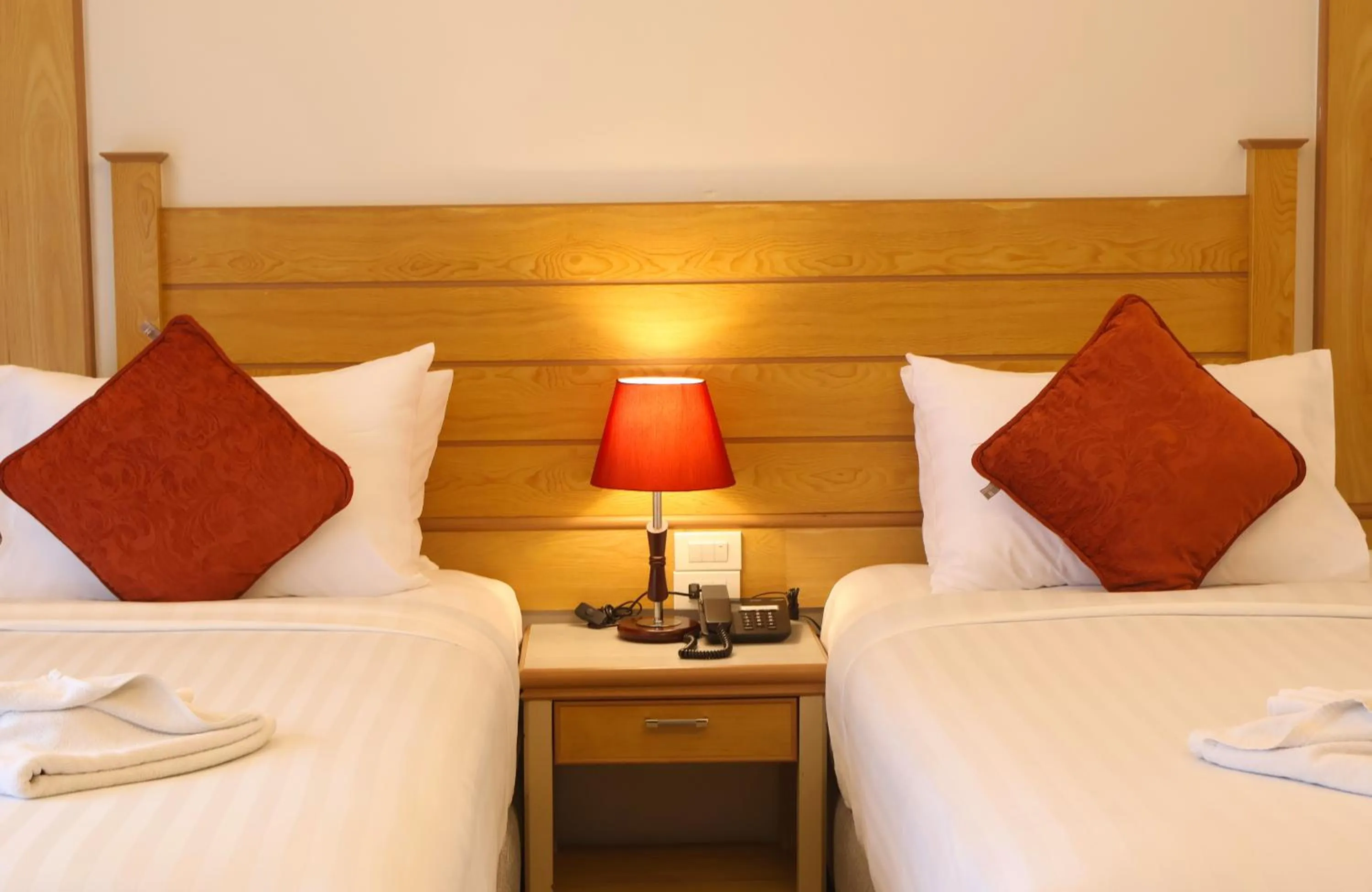 Bed in Baan Boa Resort