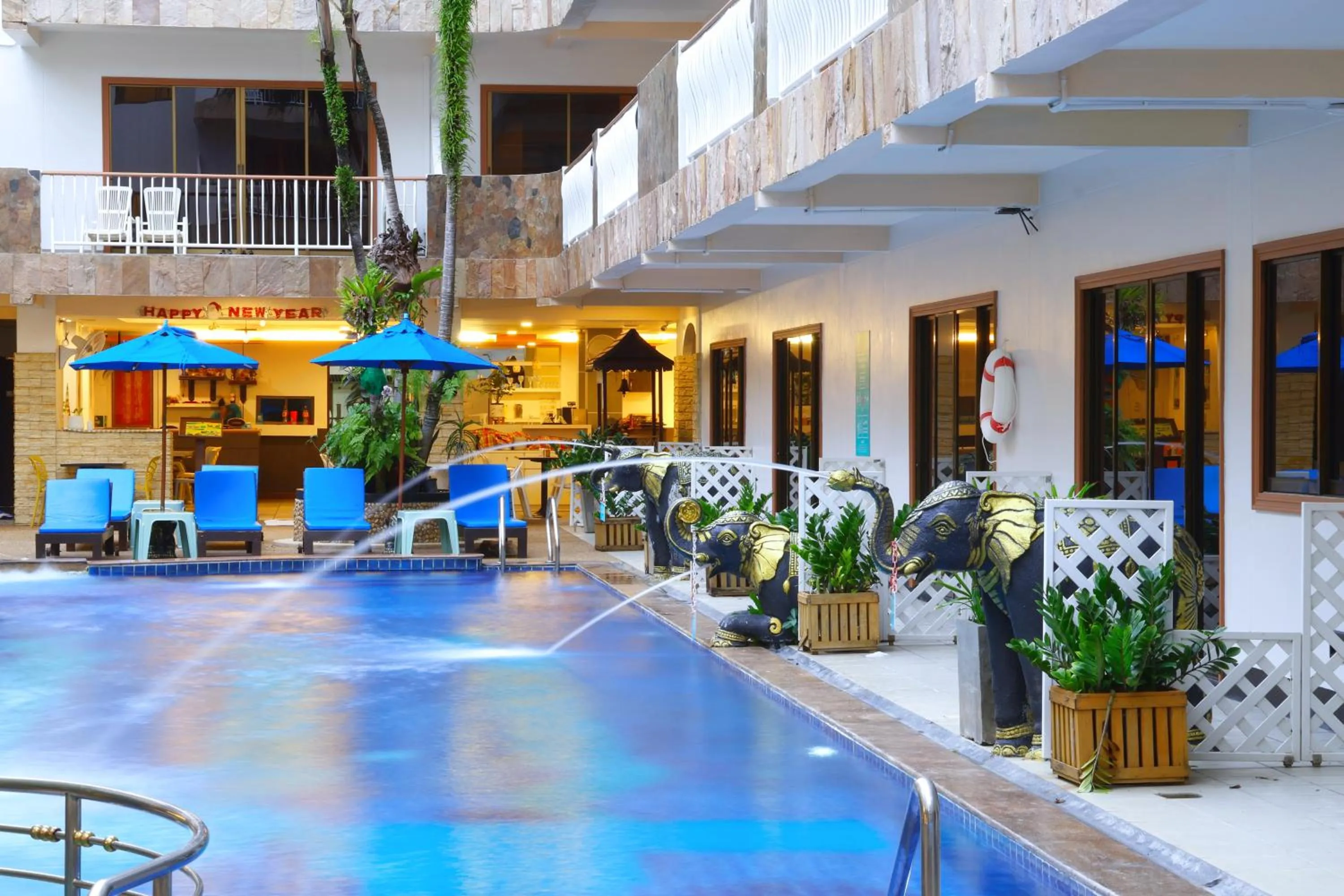 Swimming pool in Baan Boa Resort