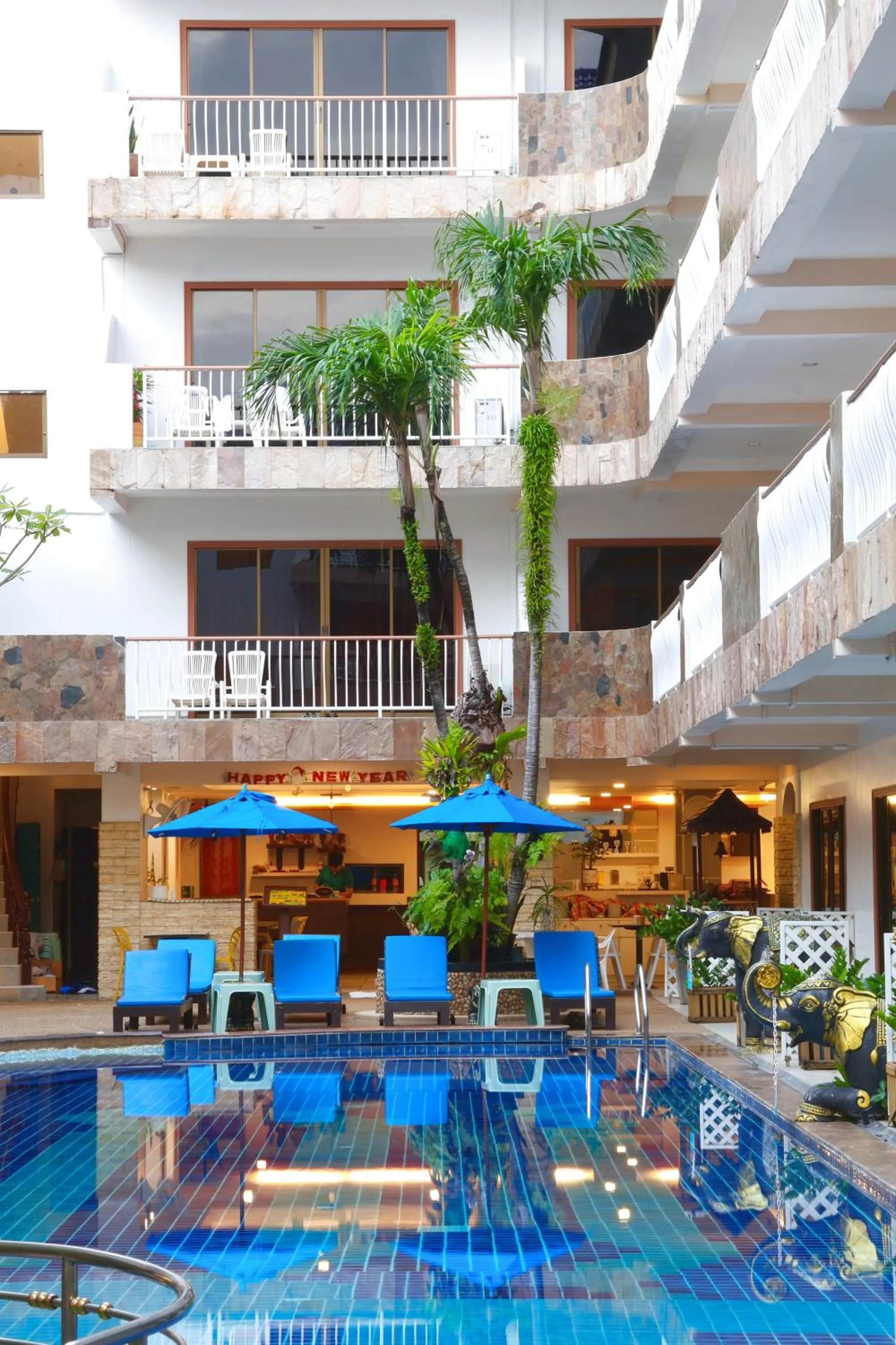 Swimming pool in Baan Boa Resort