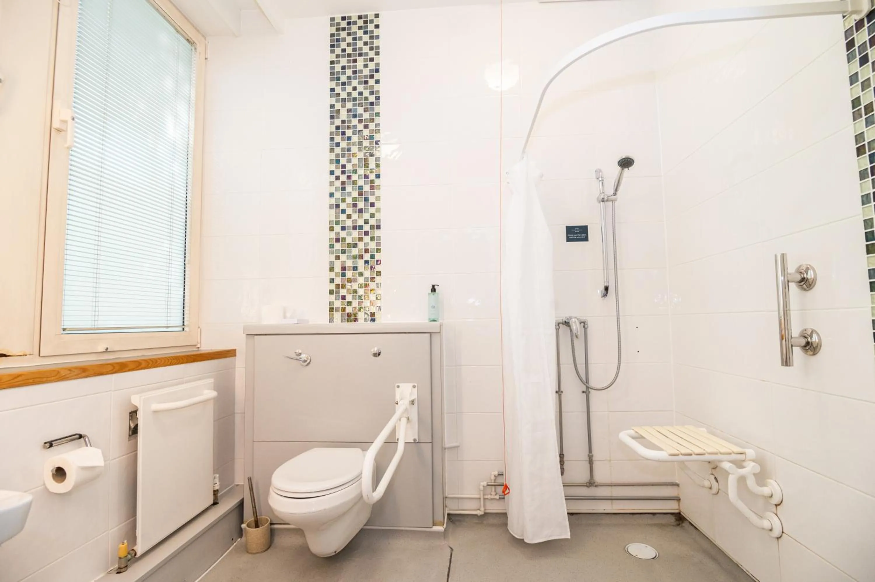 Facility for disabled guests in Kents Hill Park Training & Conference Centre