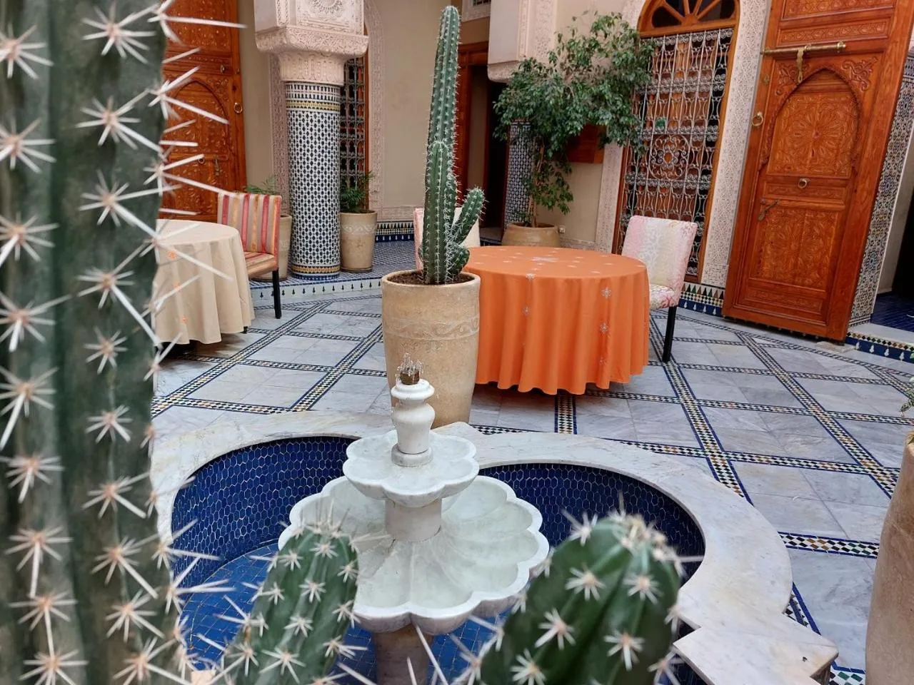 Patio in Riad Andalib