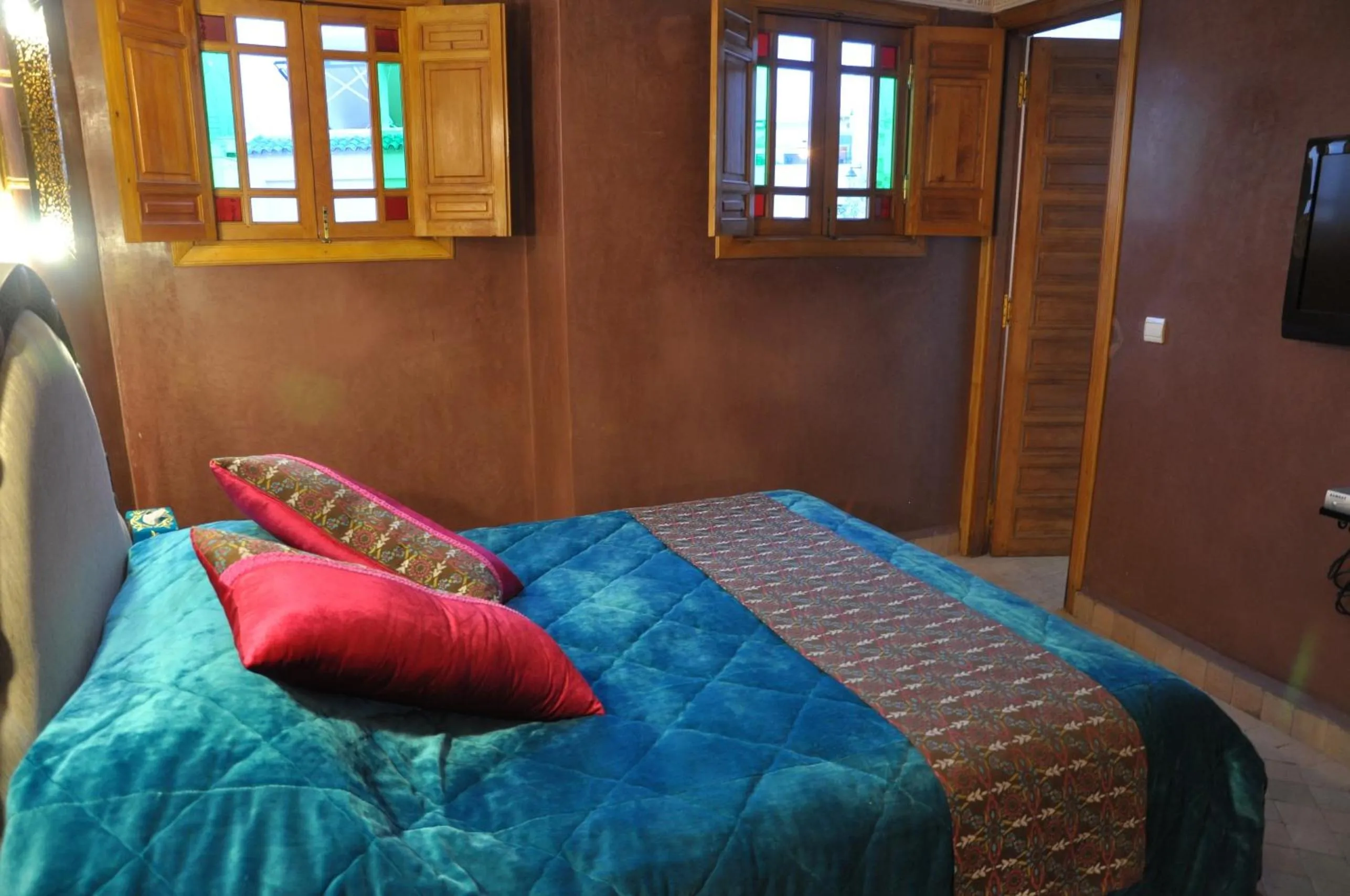 Bed in Riad Andalib