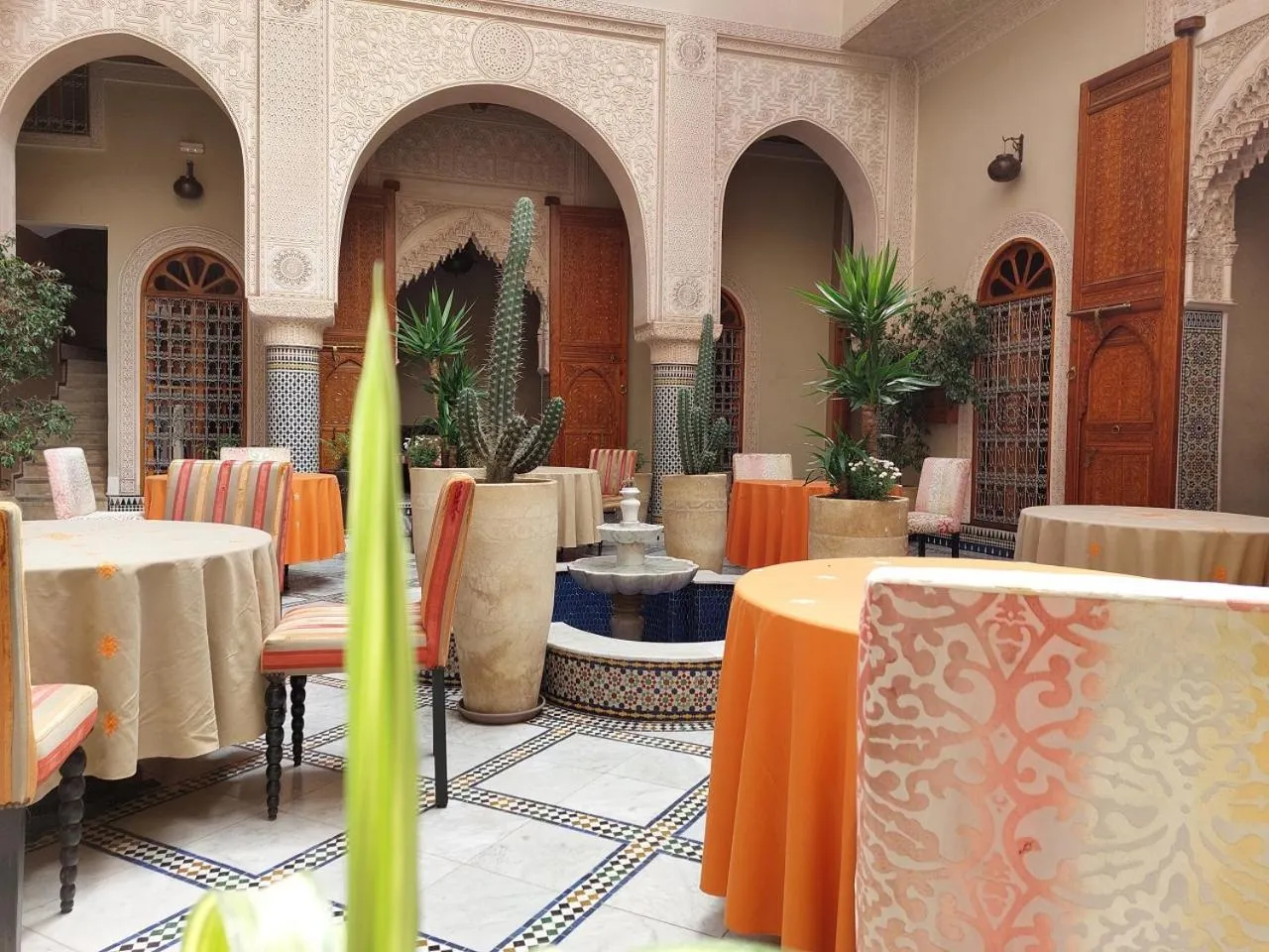 Patio in Riad Andalib