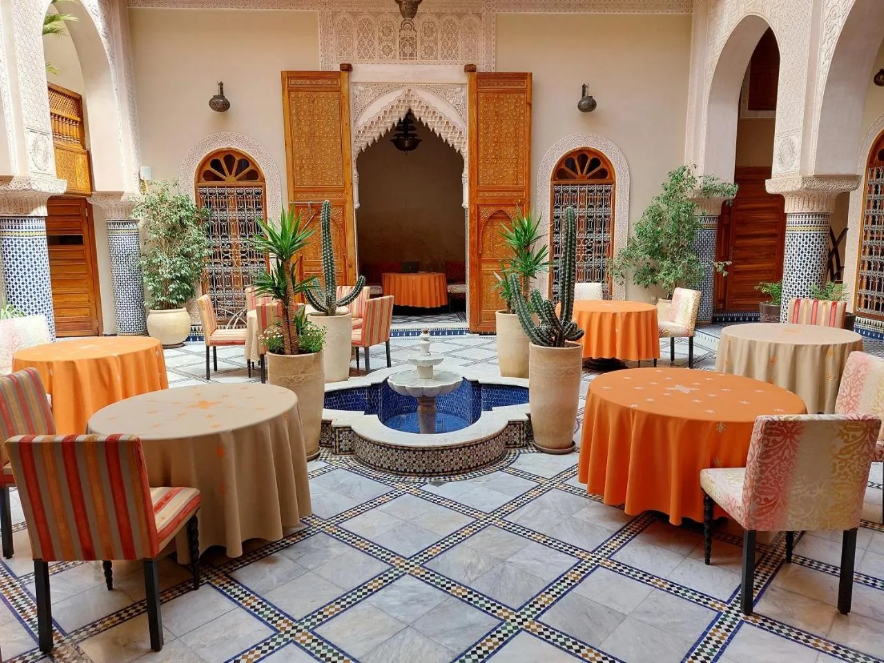 Patio in Riad Andalib