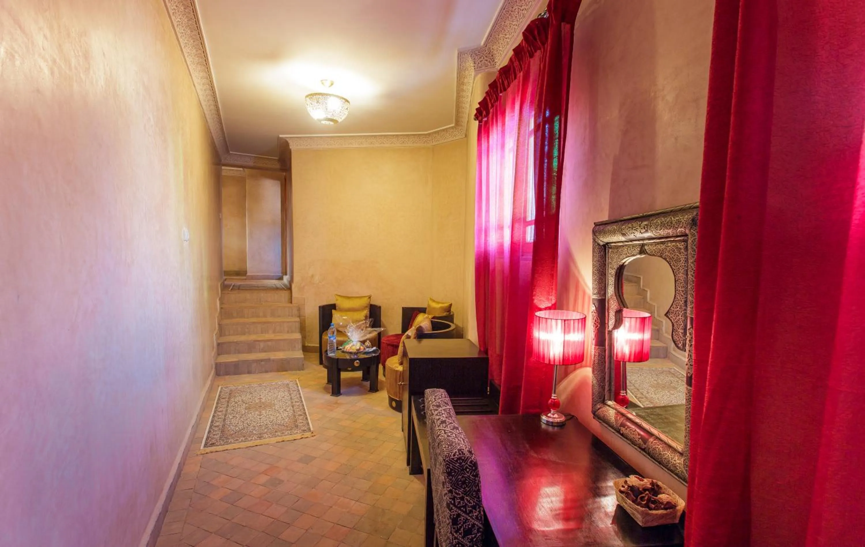 Seating area in Riad Andalib