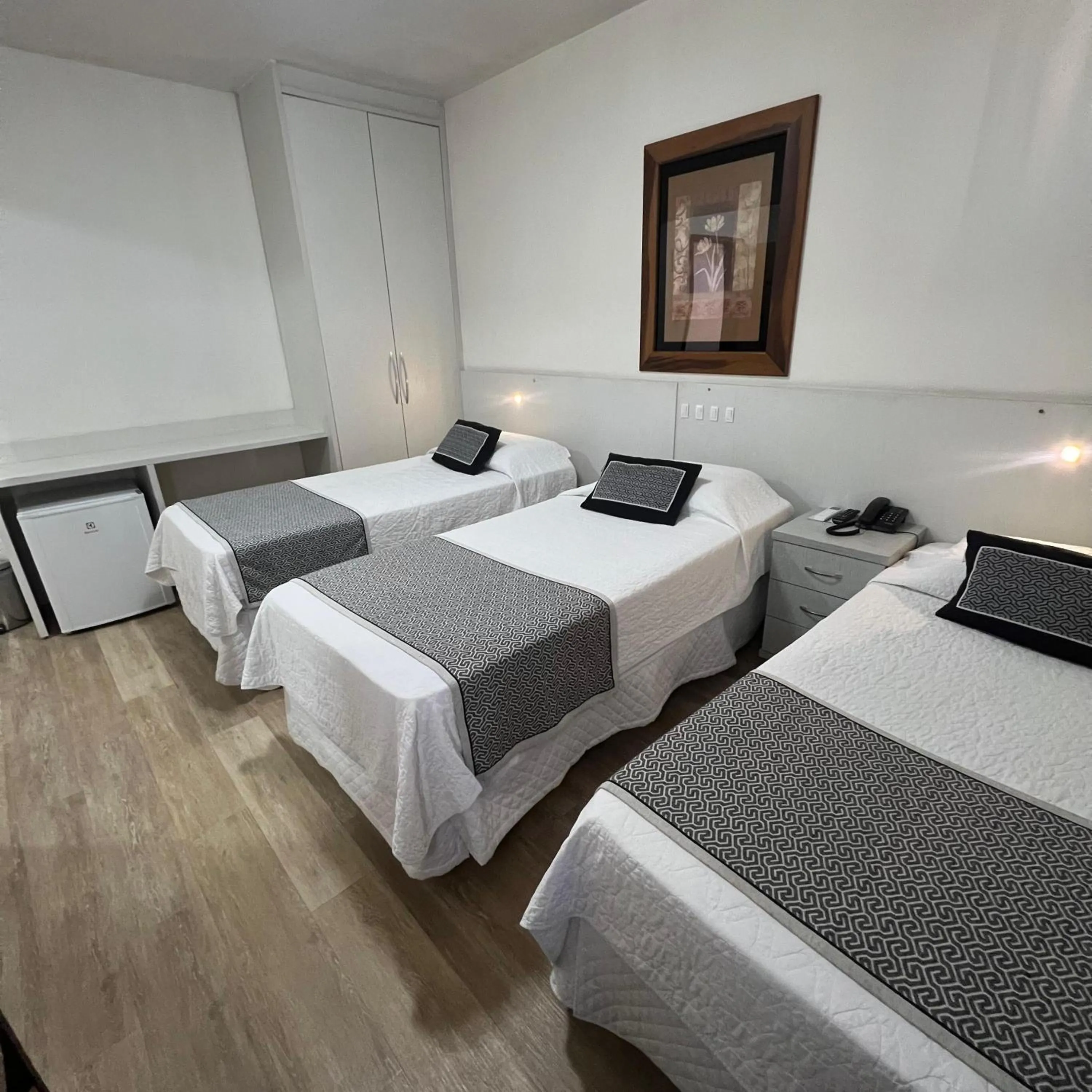 Bed in Hotel Geranium