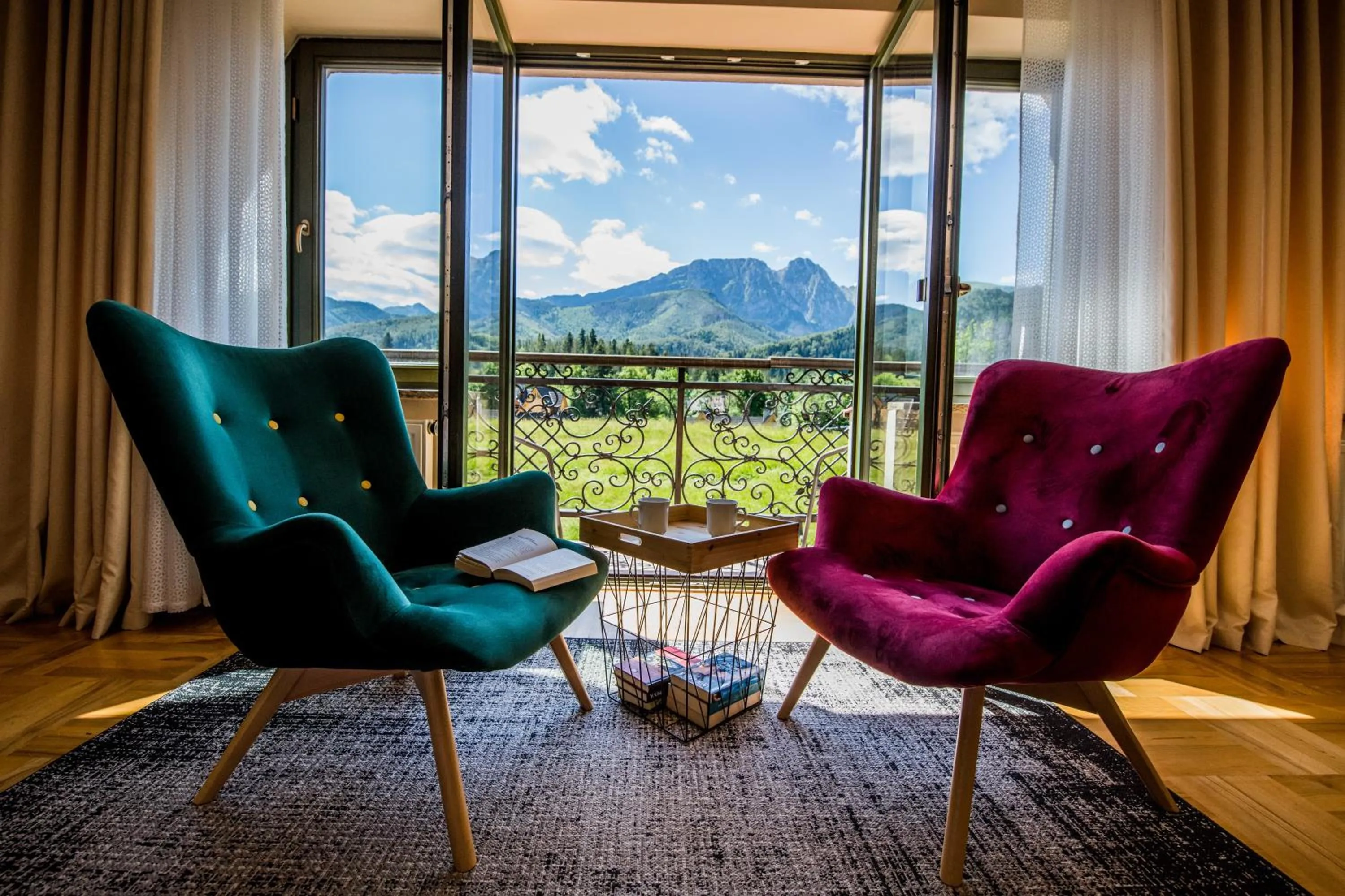 Seating area in Apolonia Willa