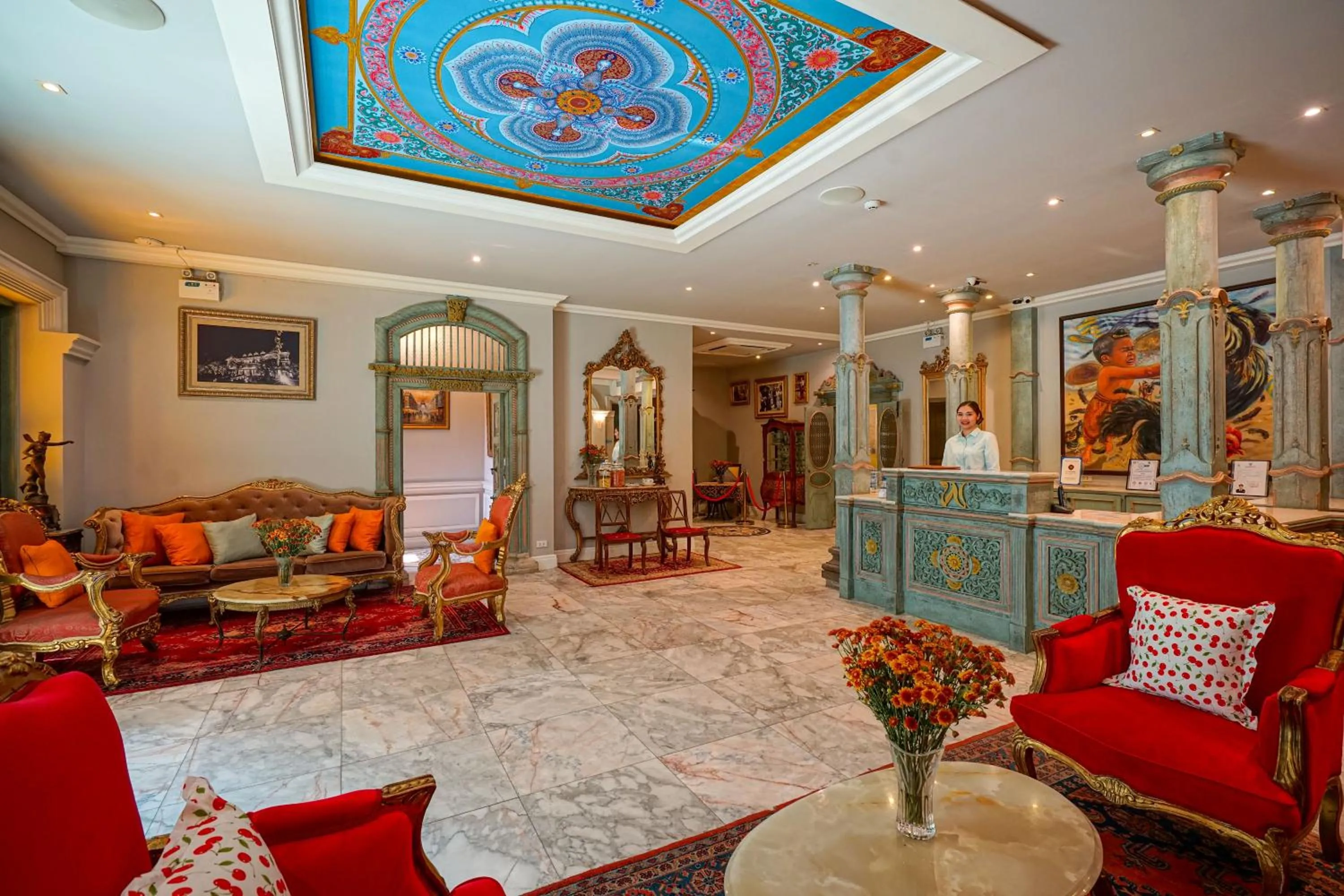 Lobby or reception in At Pingnakorn Riverside