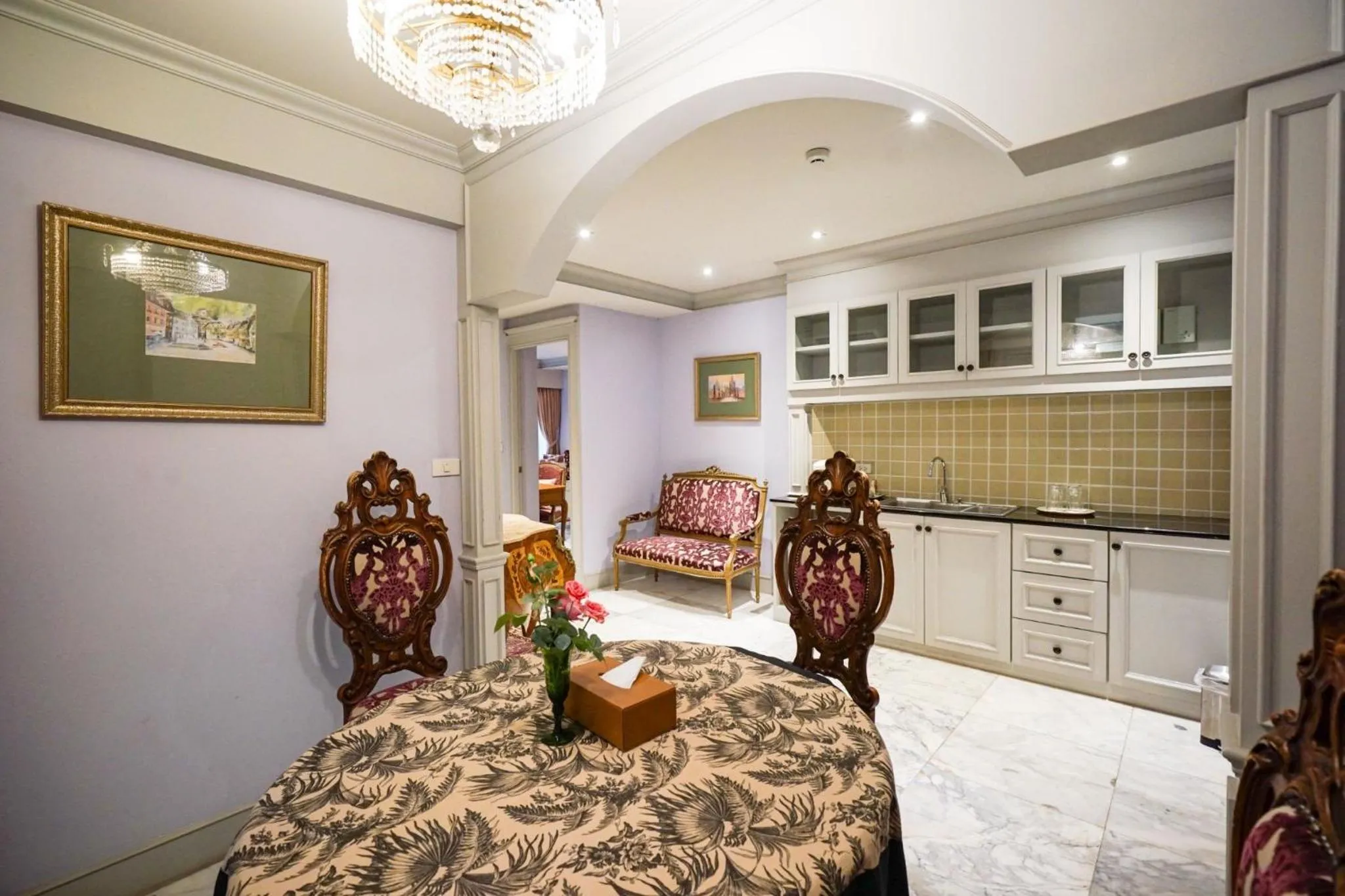 Living room, Bed in At Pingnakorn Riverside