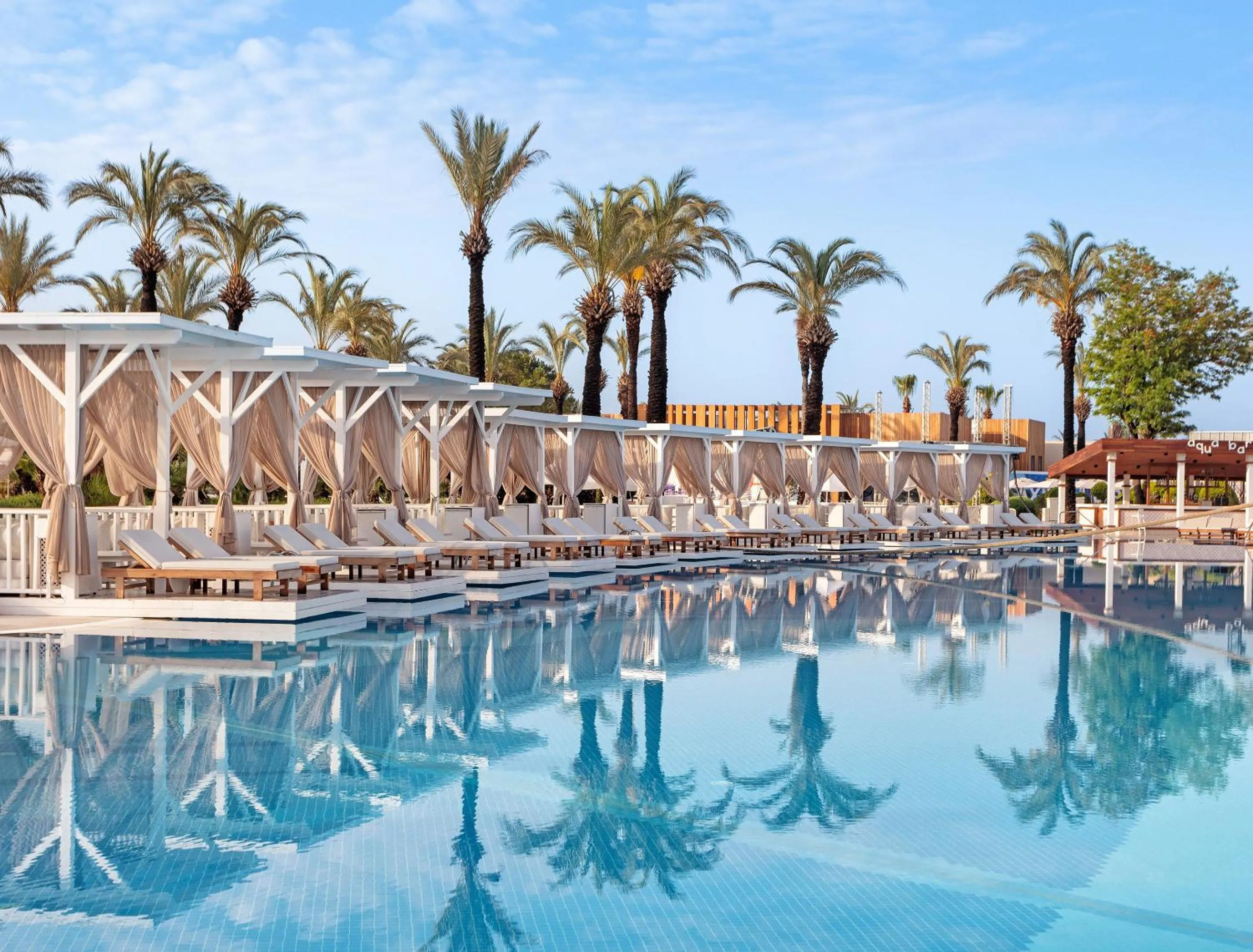 Swimming pool in Titanic Deluxe Lara