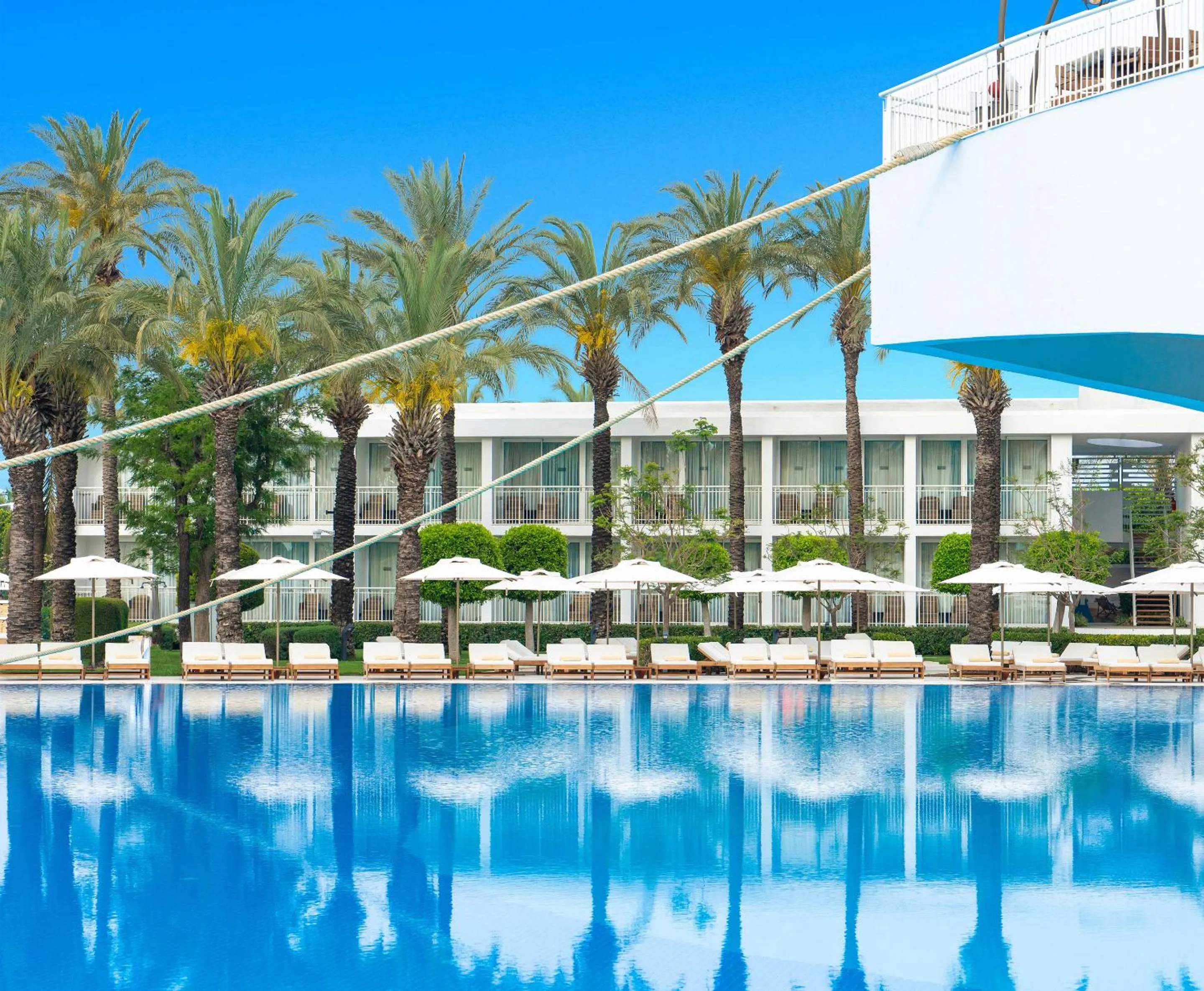 Swimming pool in Titanic Deluxe Lara