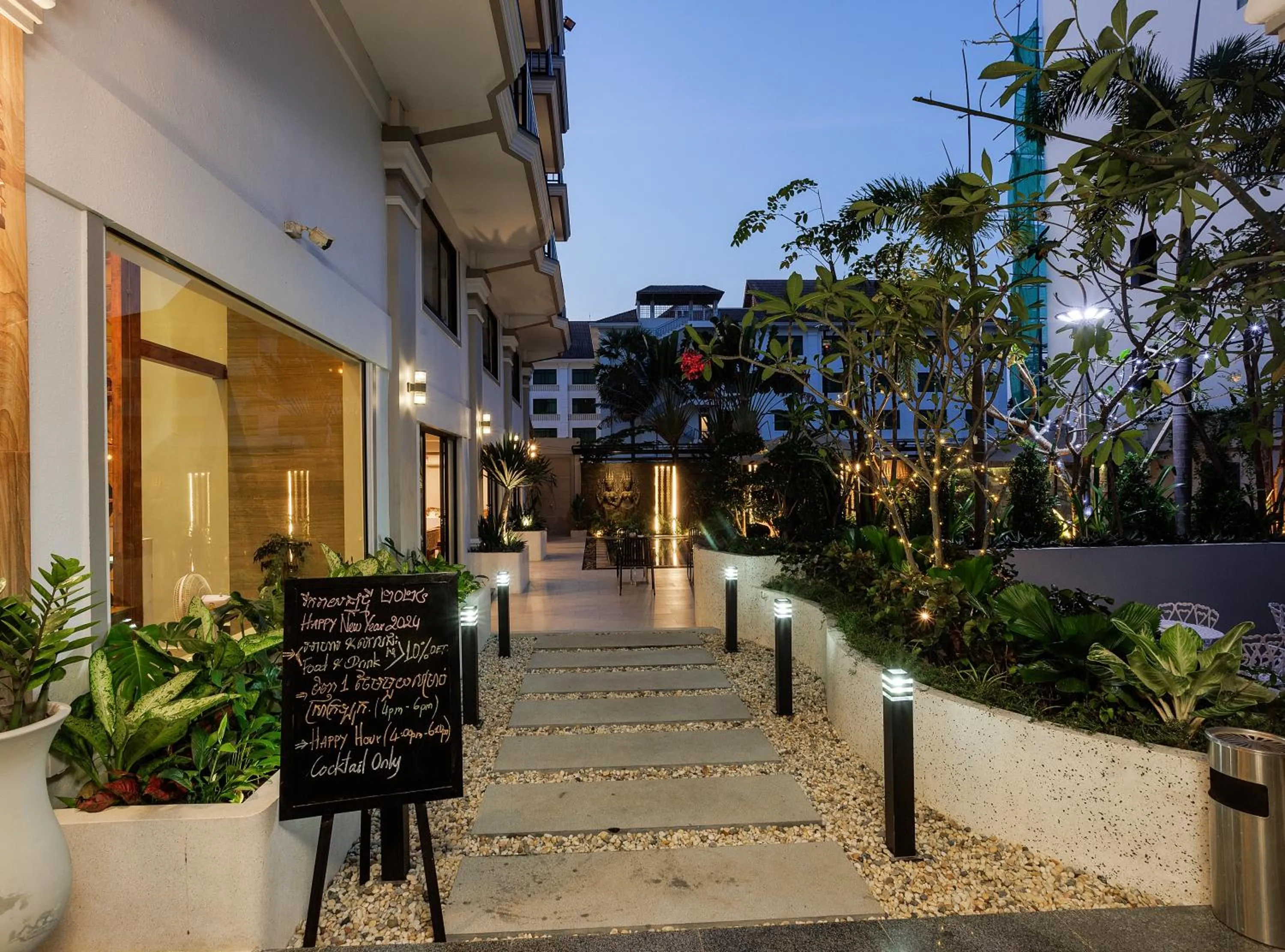 Garden in Ratana Angkor Hotel