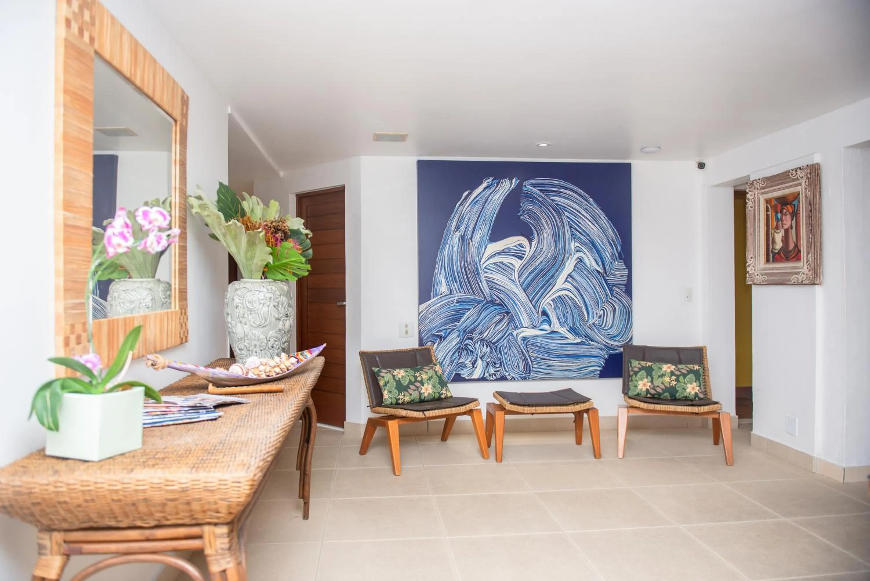 Lobby or reception in Pousada João Fernandes