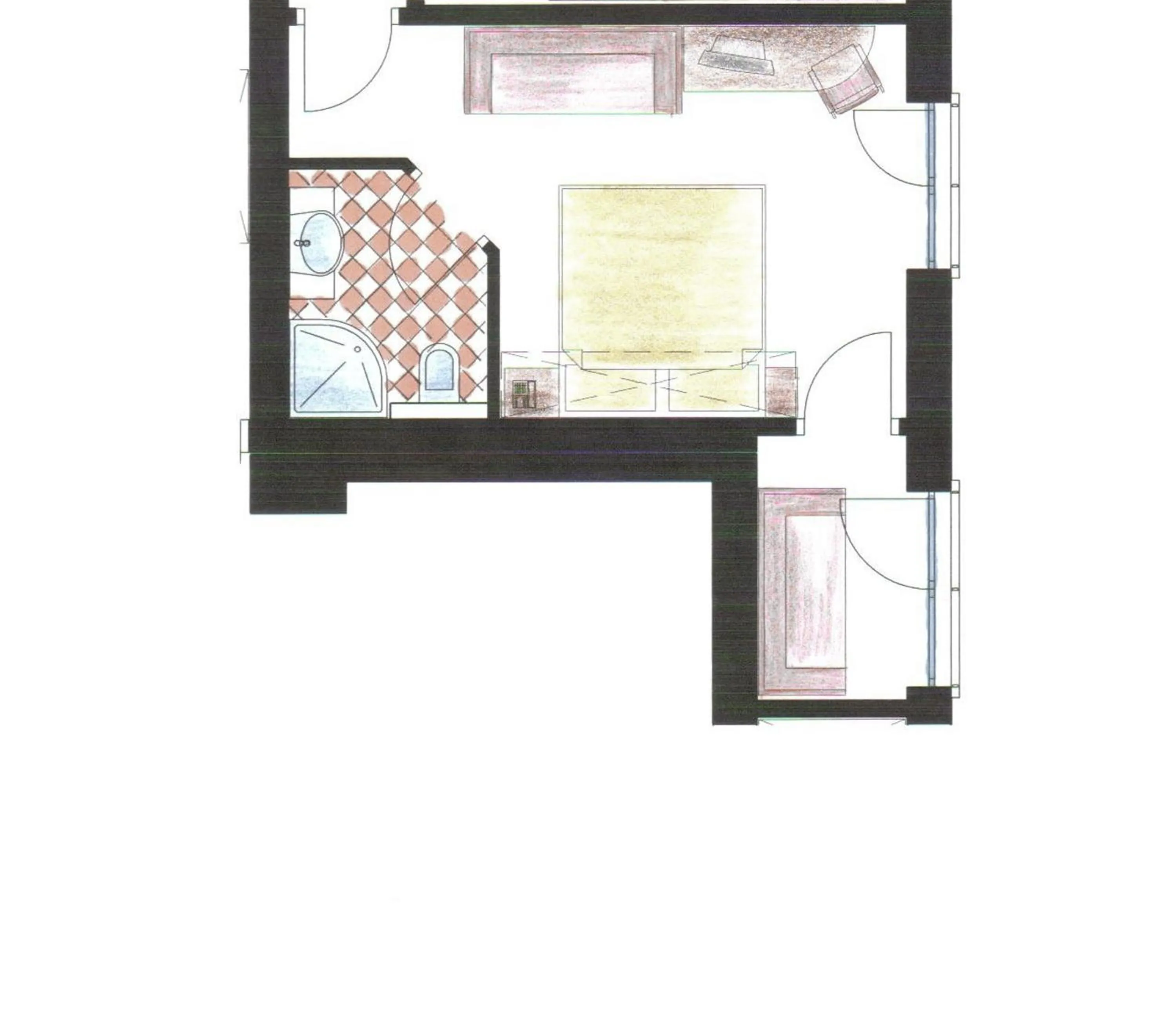 Floor plan in Hotel Gratz Großarl