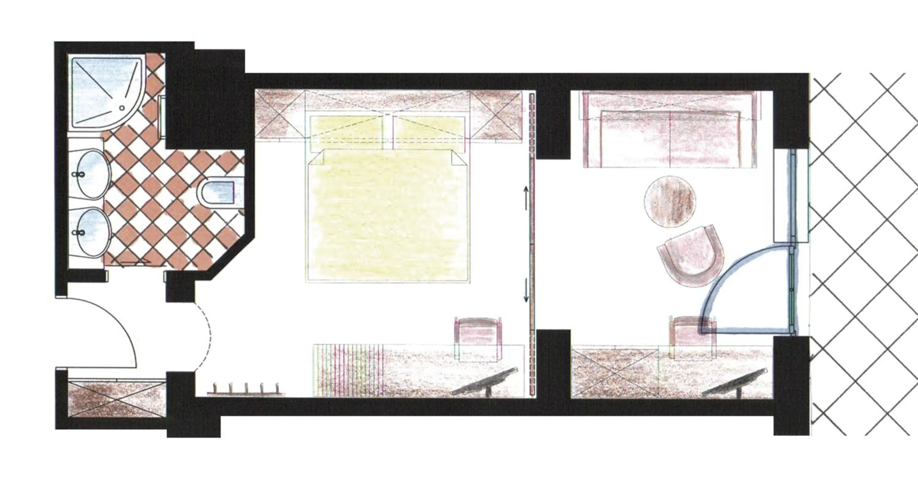 Floor plan in Hotel Gratz Großarl