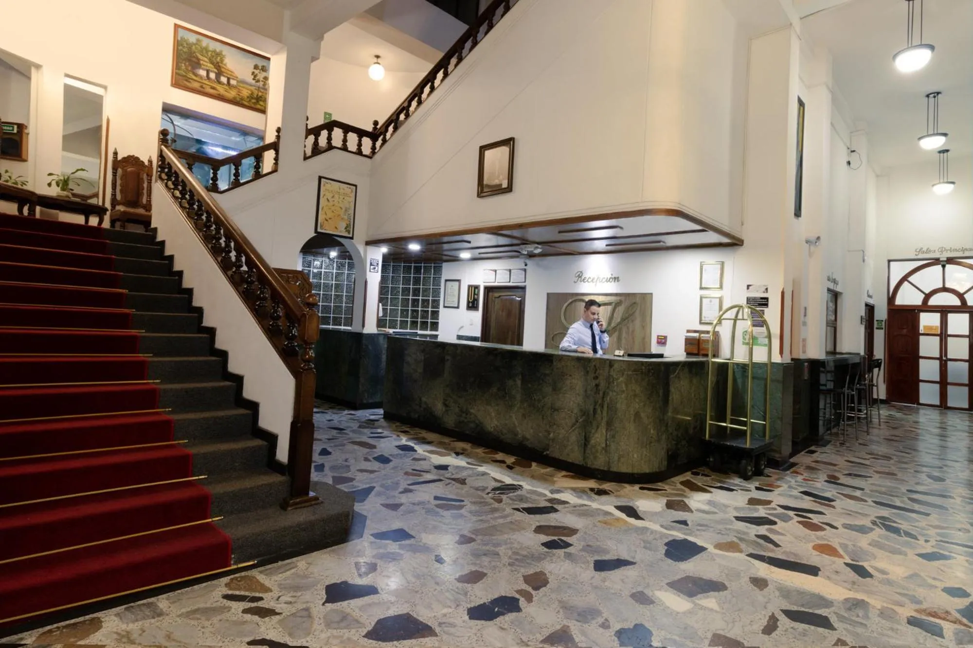 Lobby or reception in El Gran Hotel de Pereira