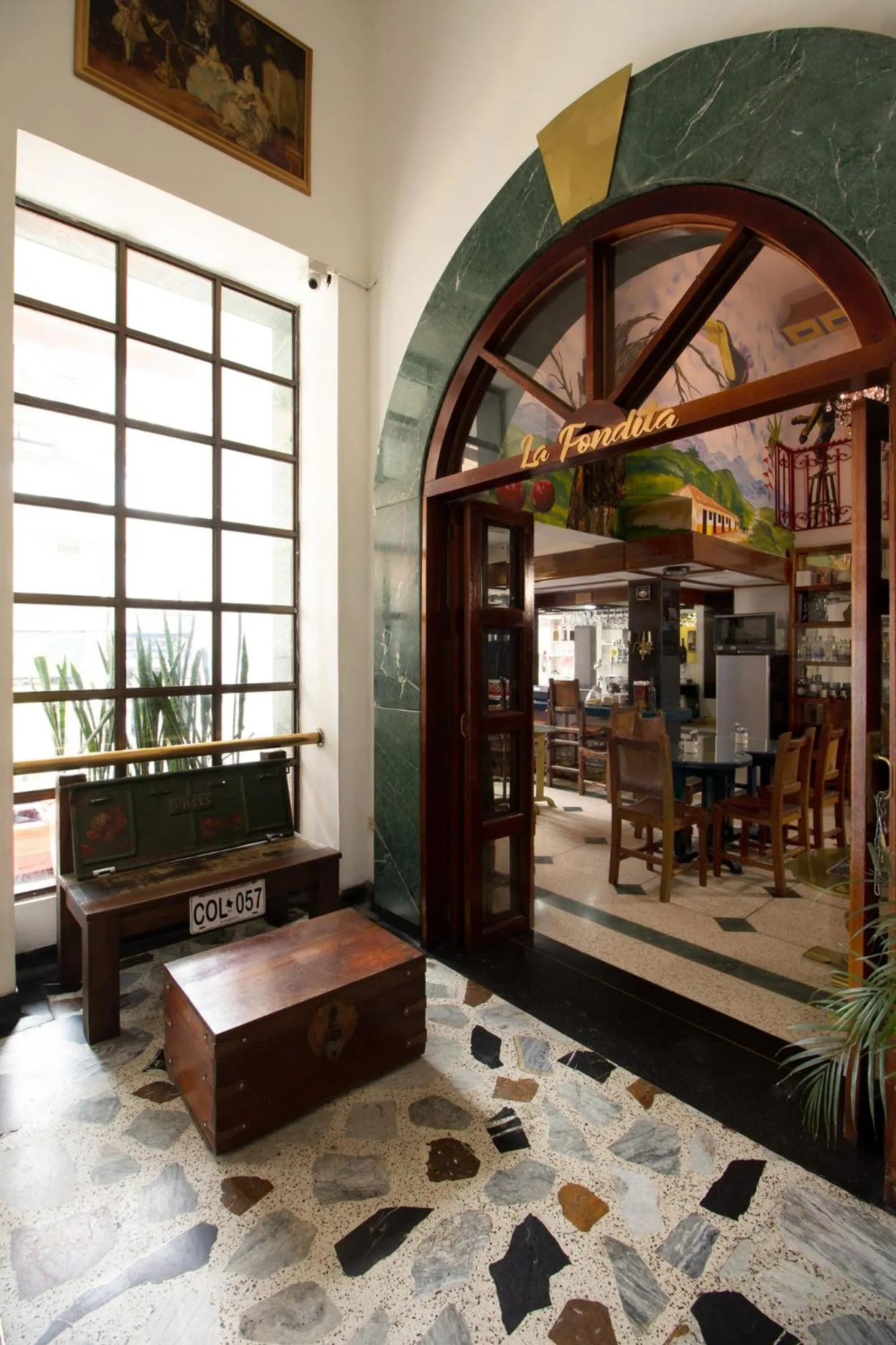 Living room in El Gran Hotel de Pereira