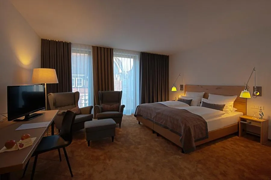 Photo of the whole room, Bed in Hotel Stadtpalais