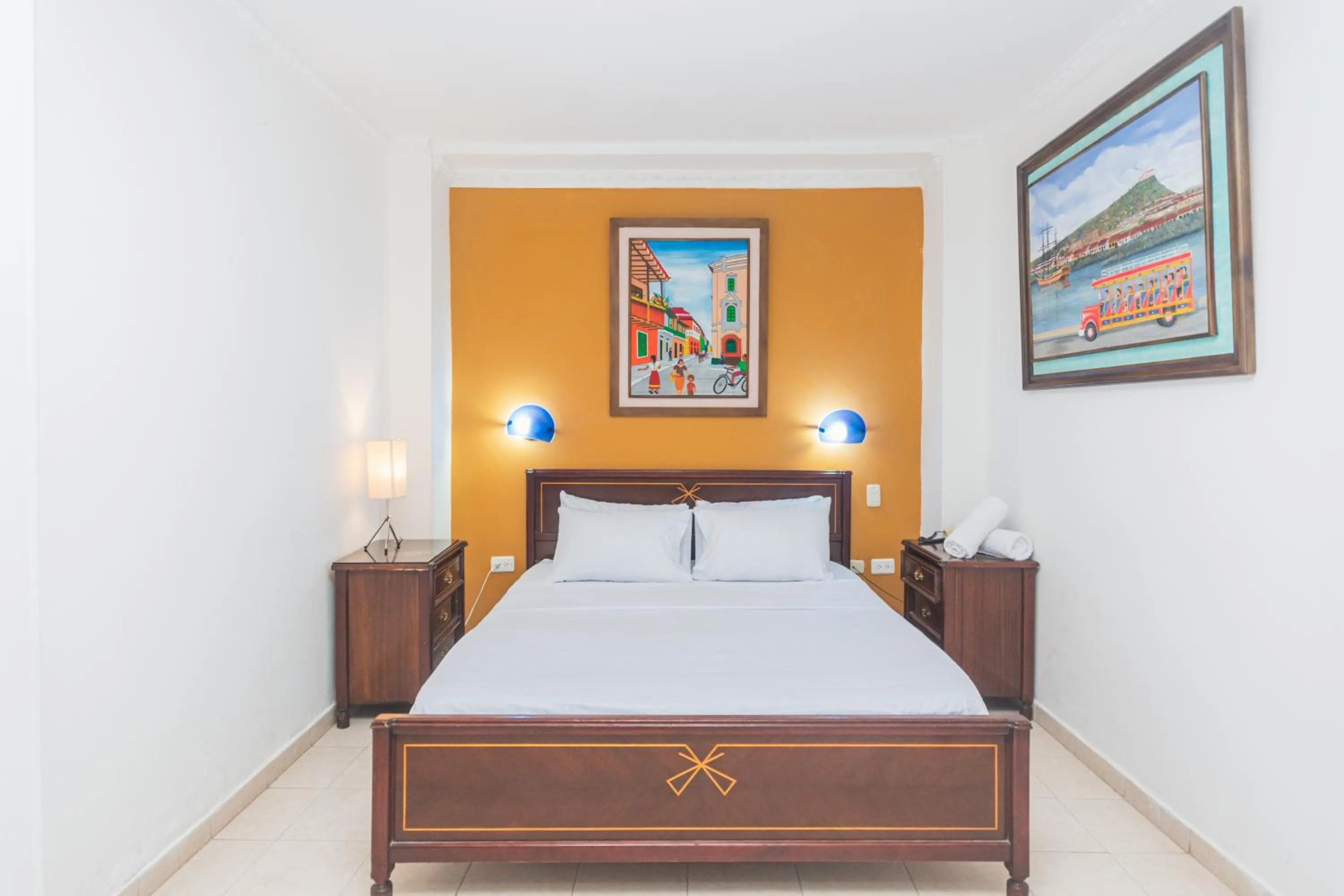 Bed in Hotel Baluarte Cartagena Boutique