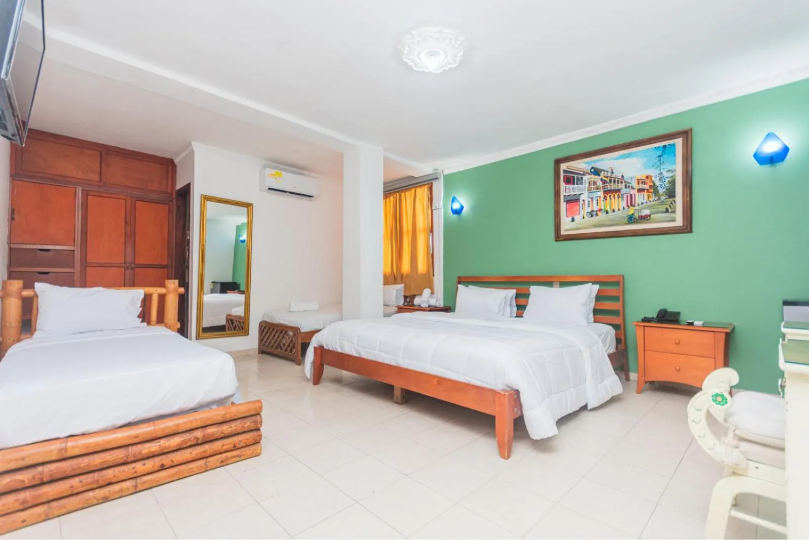 Bed in Hotel Baluarte Cartagena Boutique