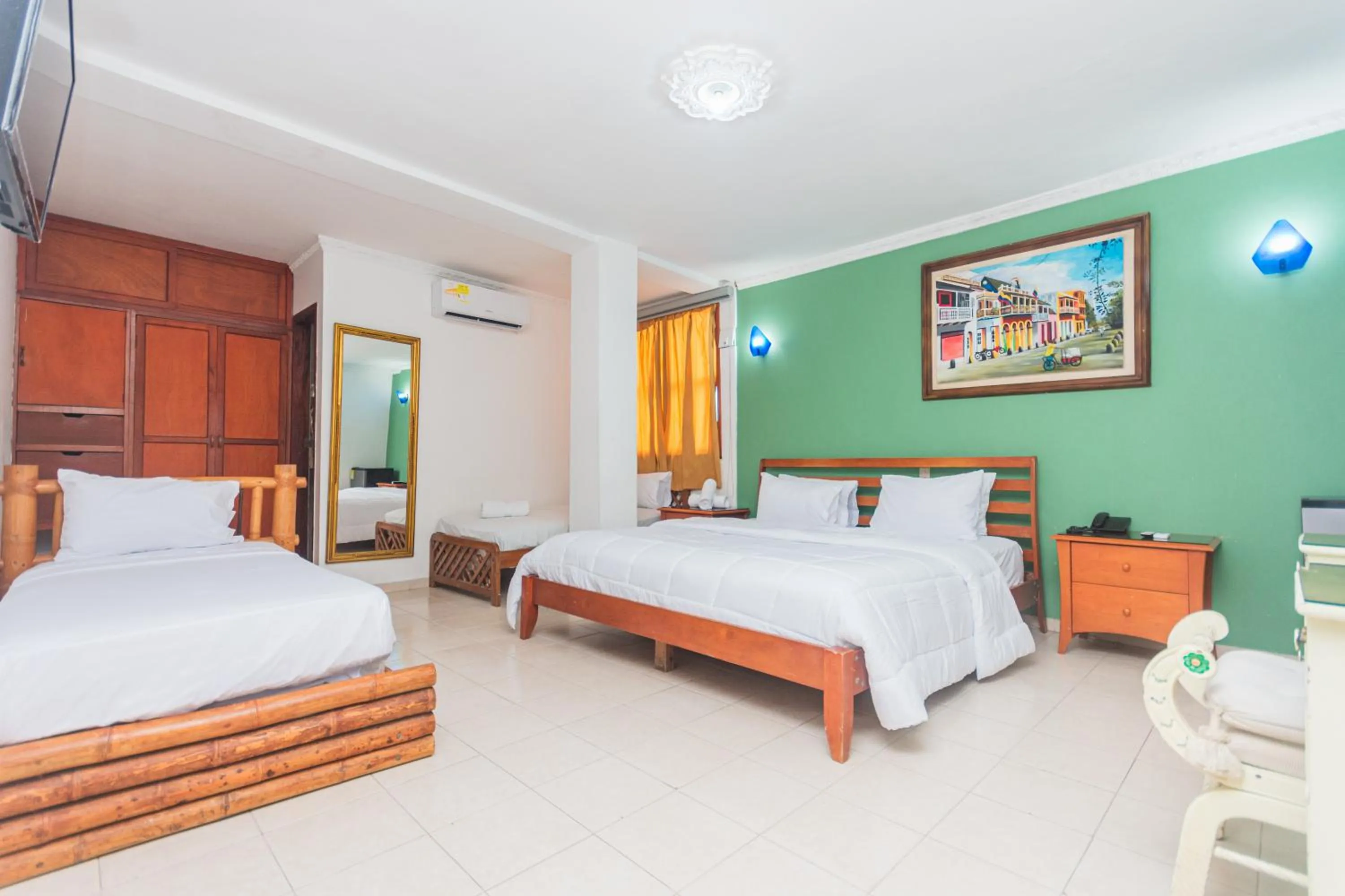 Bed in Hotel Baluarte Cartagena Boutique