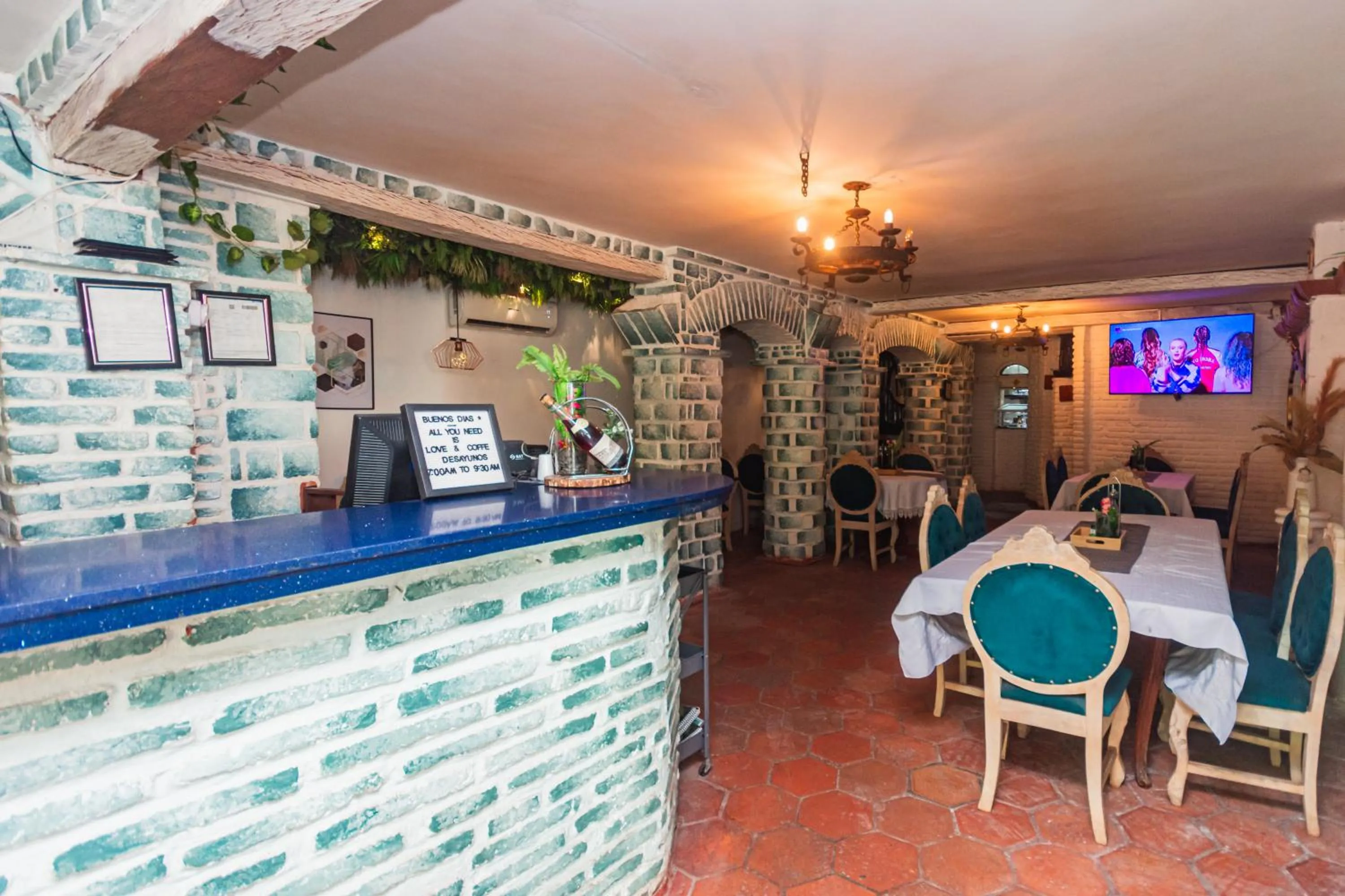 Restaurant/places to eat in Hotel Baluarte Cartagena Boutique