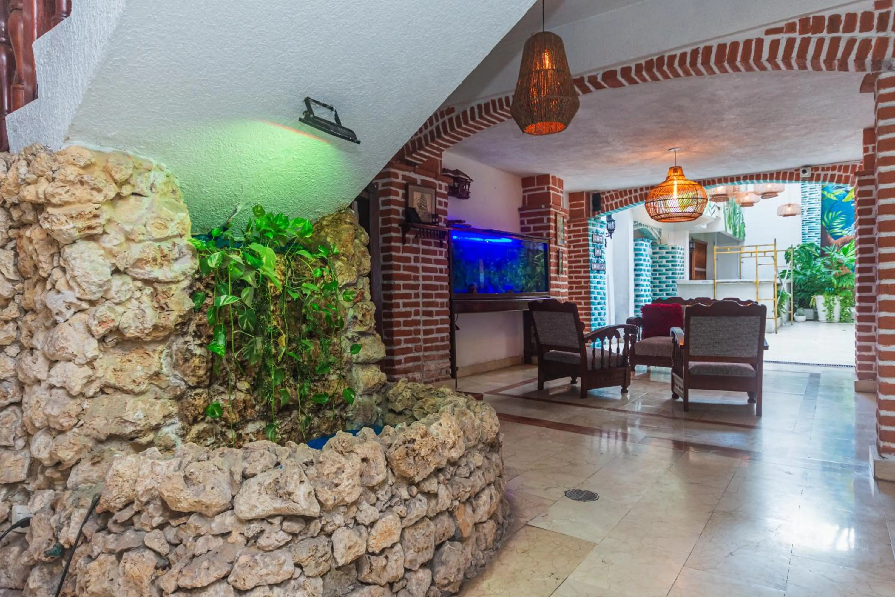 Decorative detail in Hotel Baluarte Cartagena Boutique