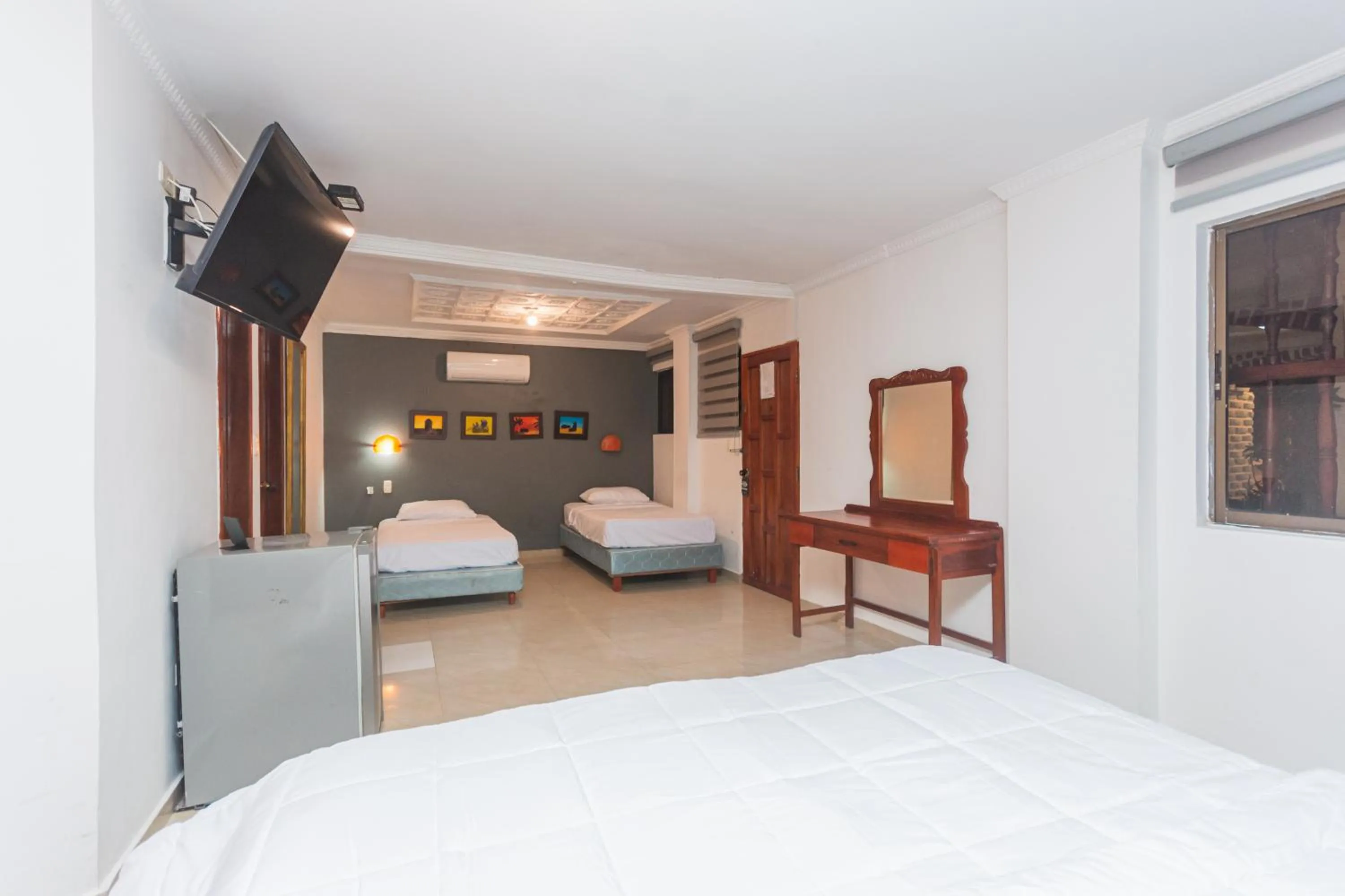 Bed in Hotel Baluarte Cartagena Boutique
