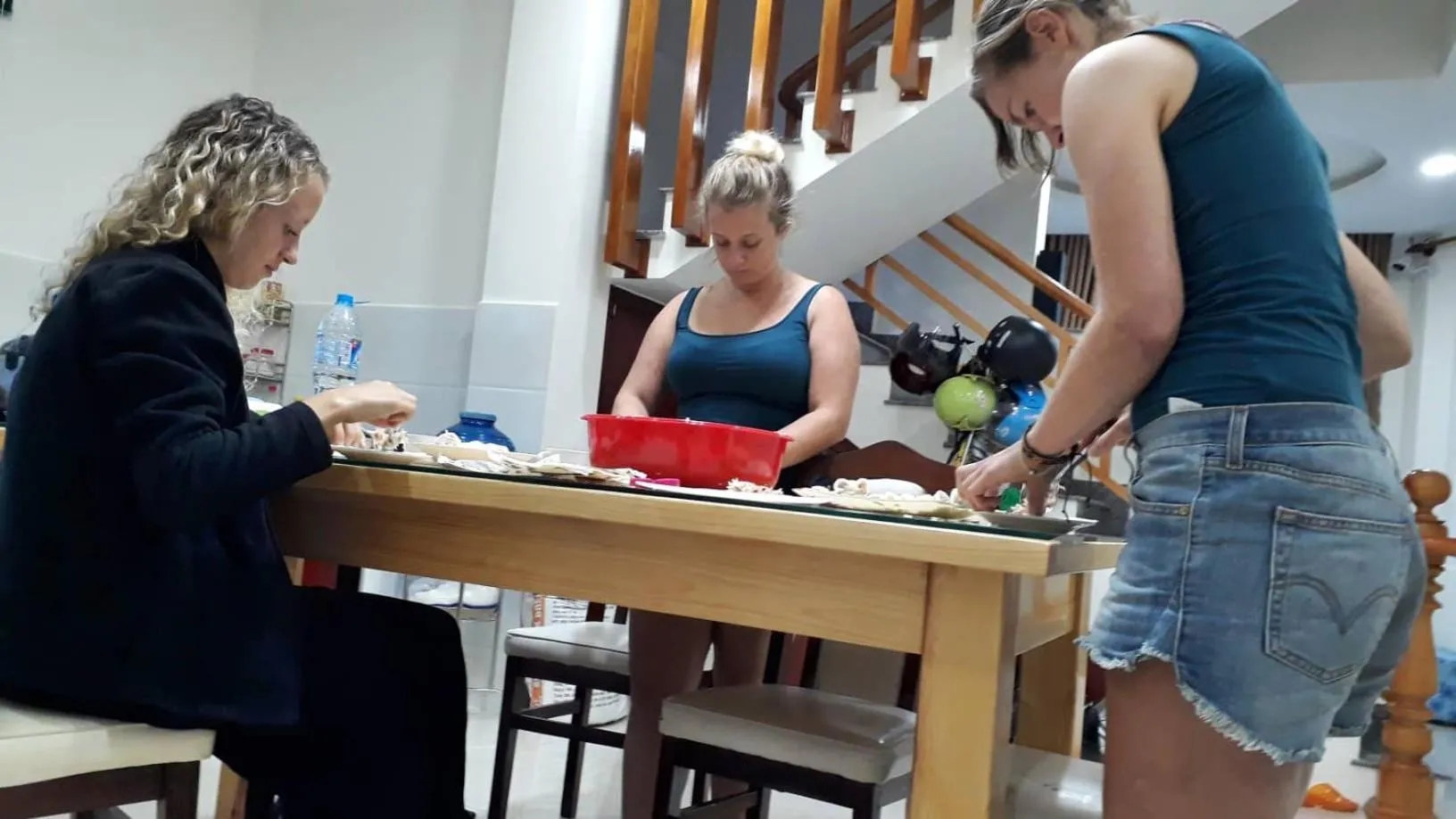 People in Cam Ly Homestay