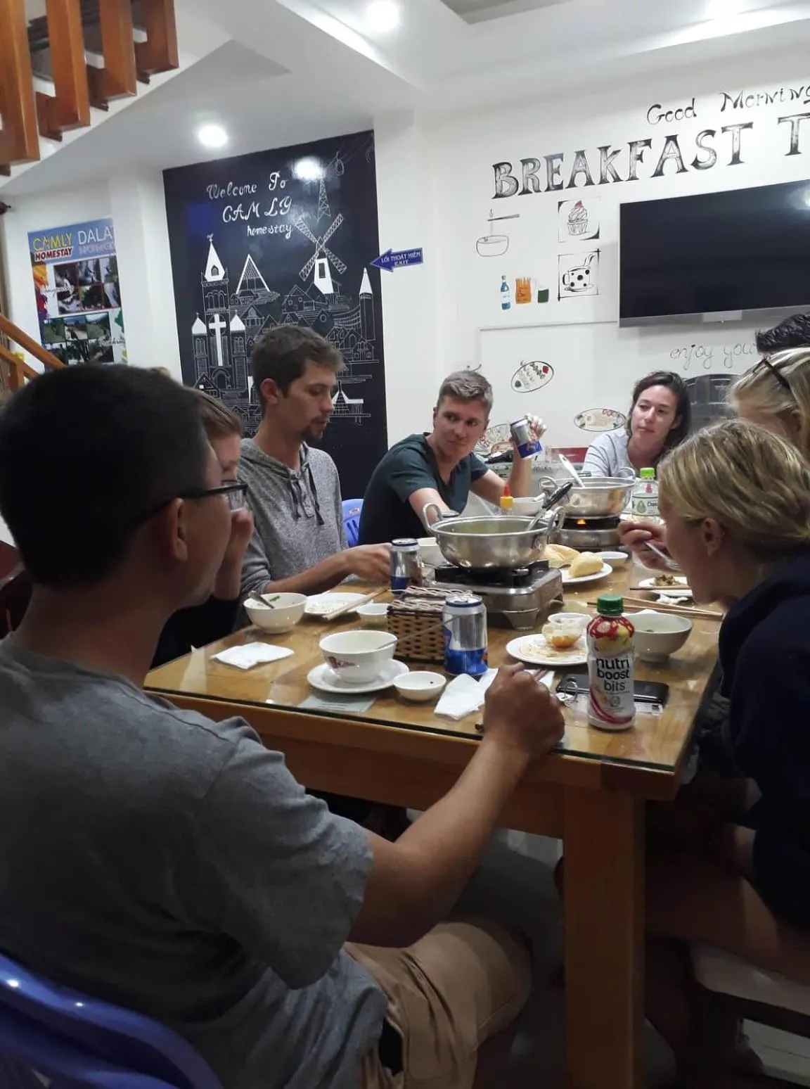 People in Cam Ly Homestay