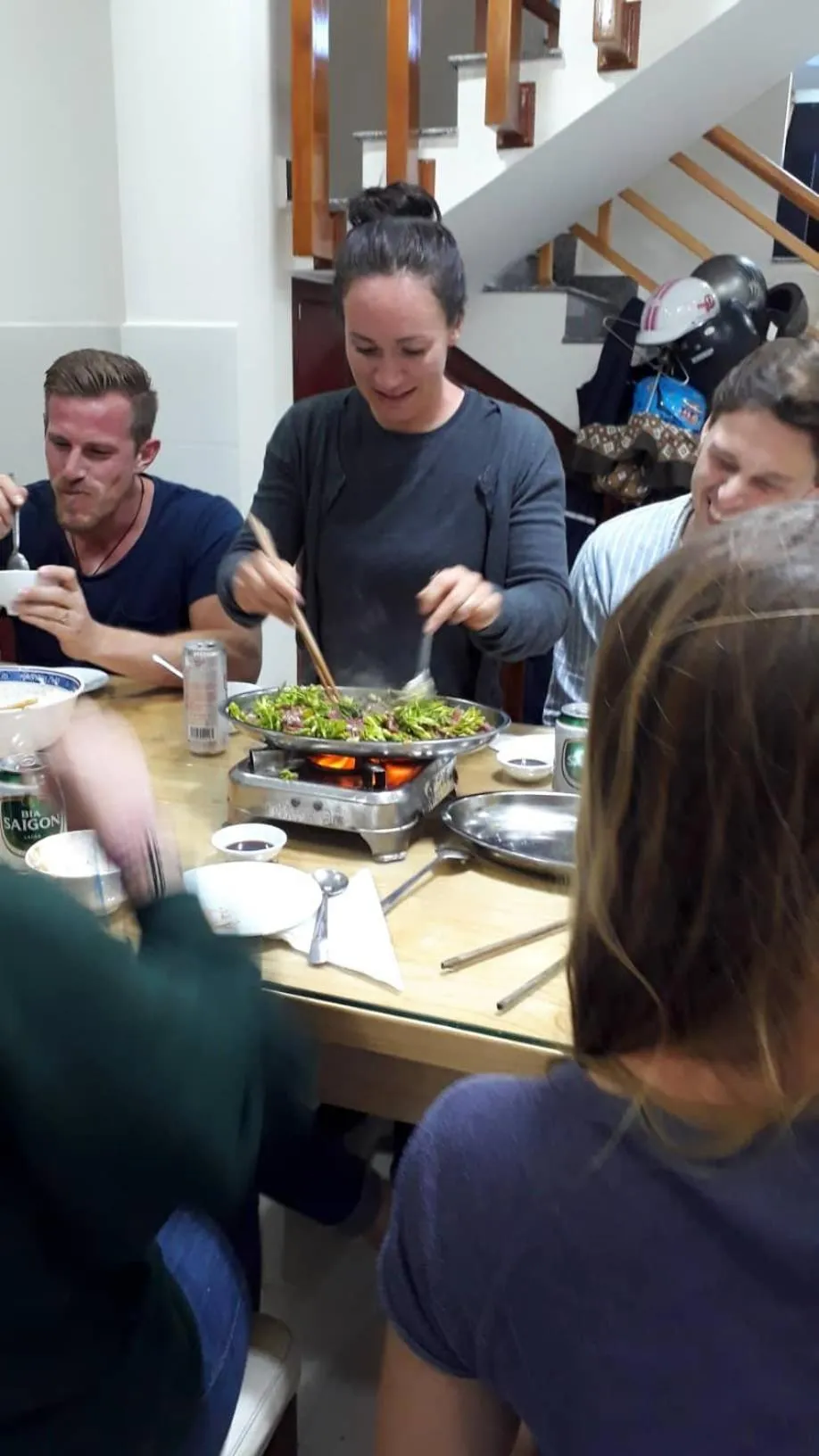 People in Cam Ly Homestay